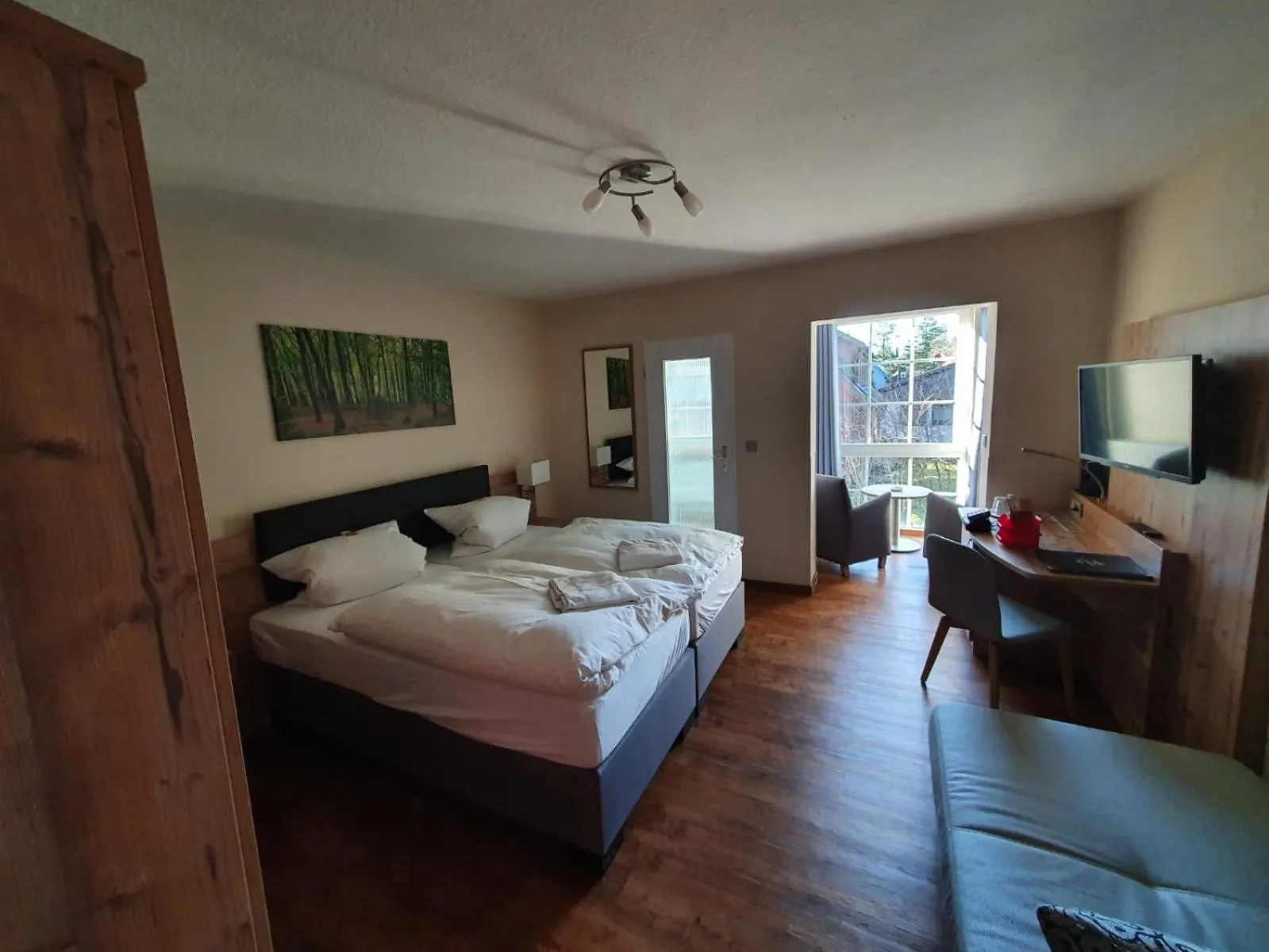 Photo of the whole room, Bed in Hotel Waldrausch