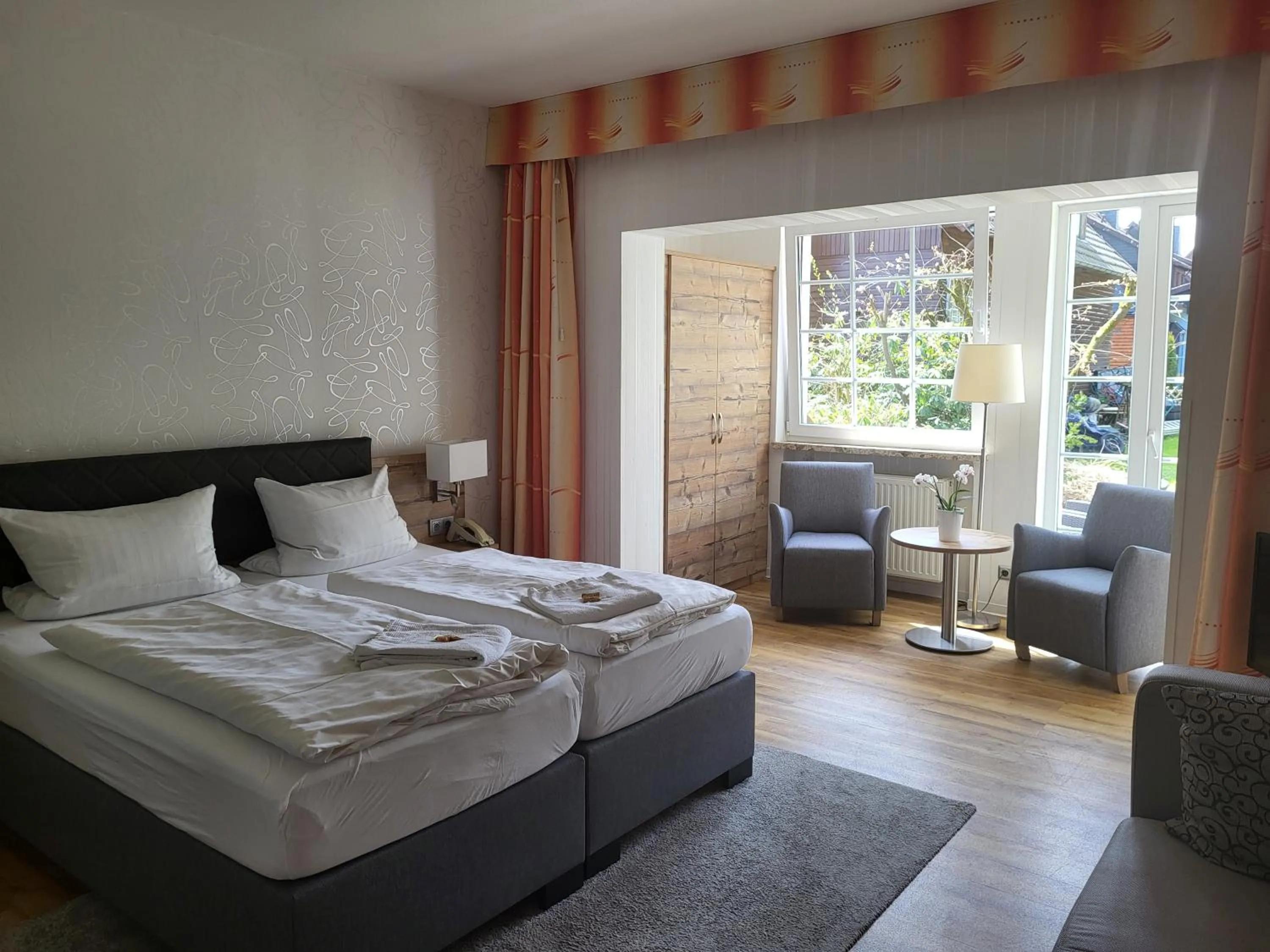 Photo of the whole room, Bed in Hotel Waldrausch