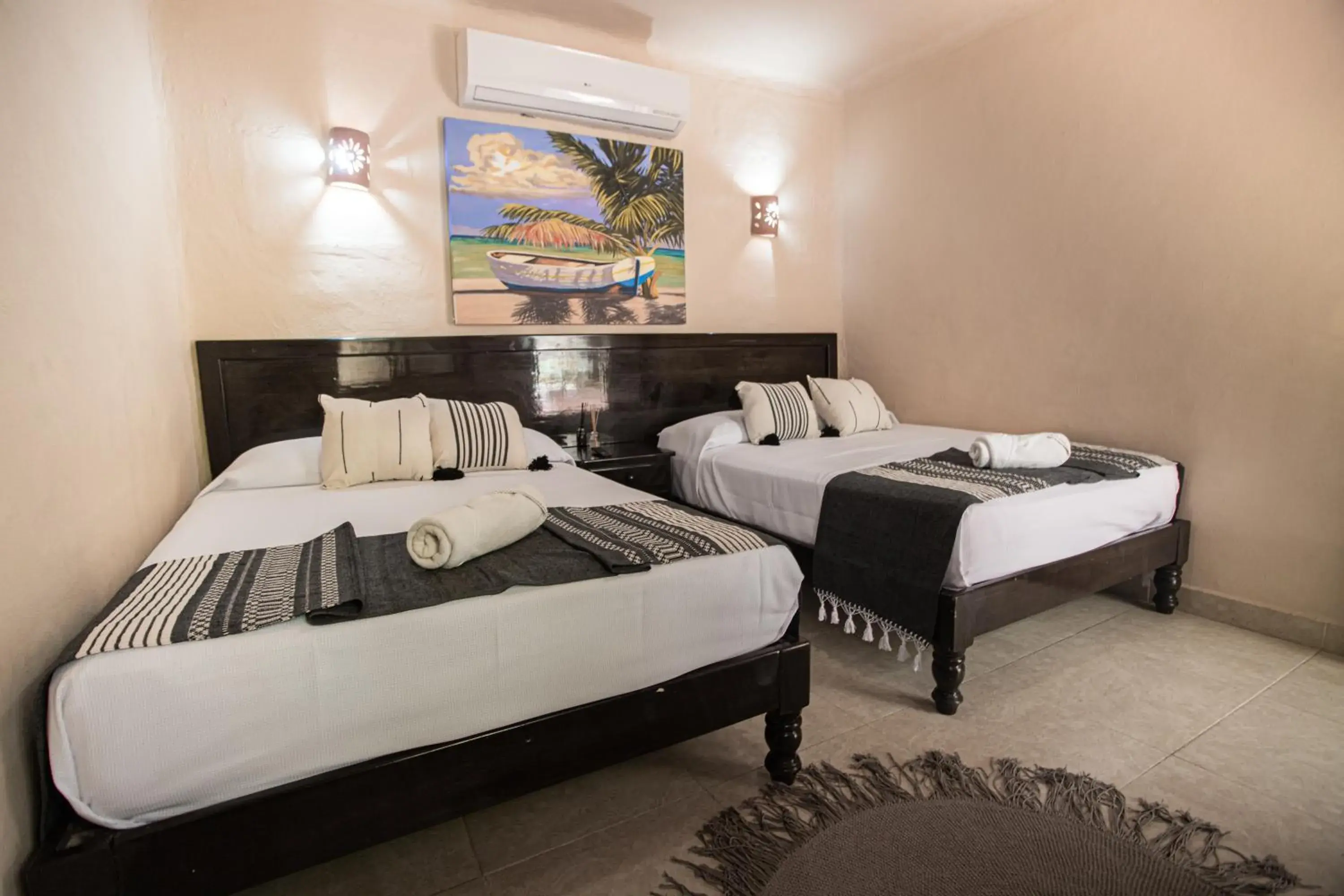 Standard Twin Room in Hotel Macondo Holbox Standard Twin Room in Hotel Macondo Holbox