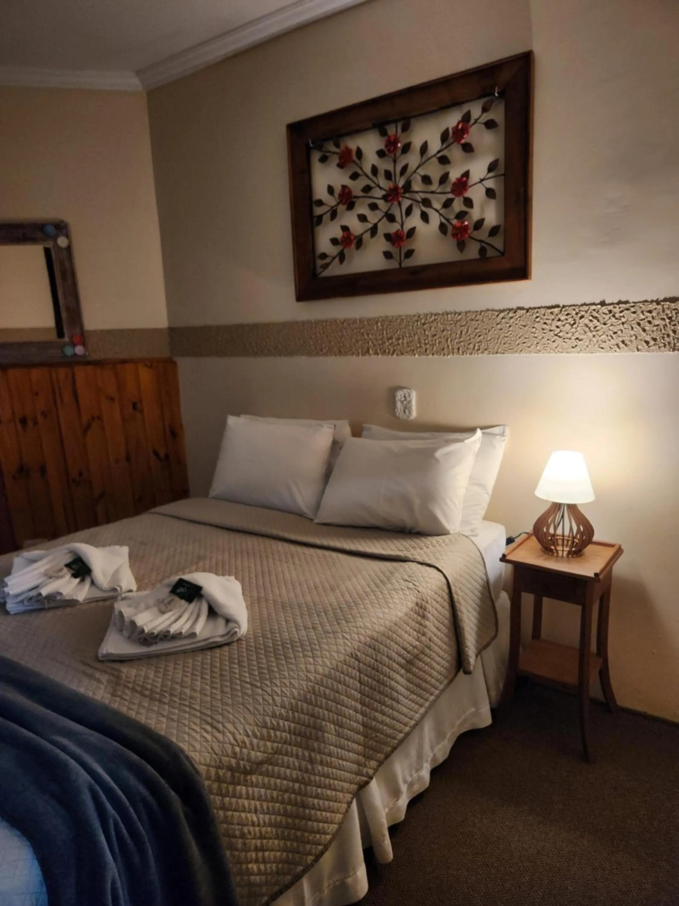 Bed in Pousada Araucária