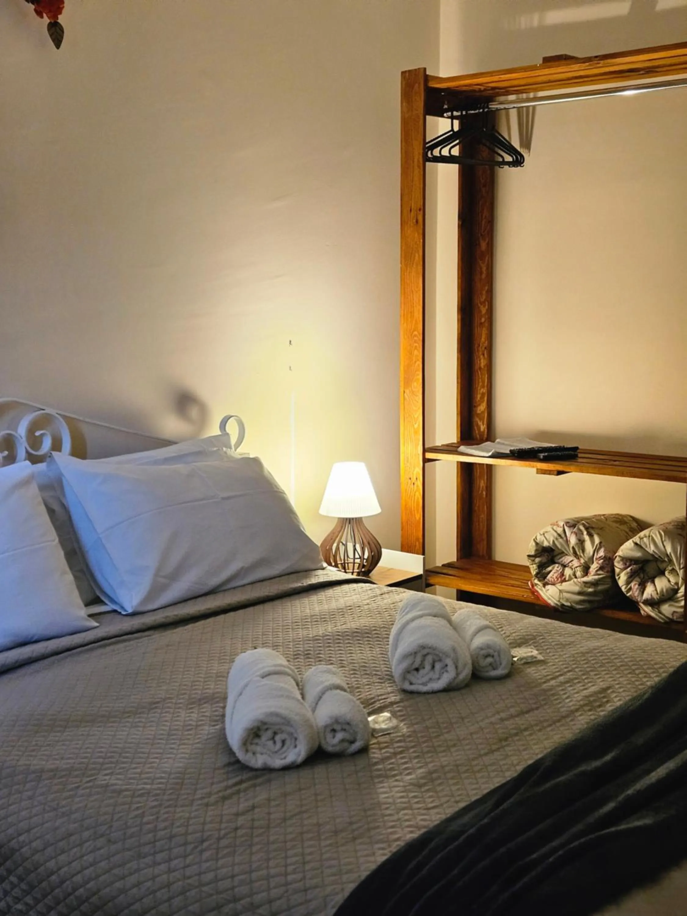 Bed in Pousada Araucária