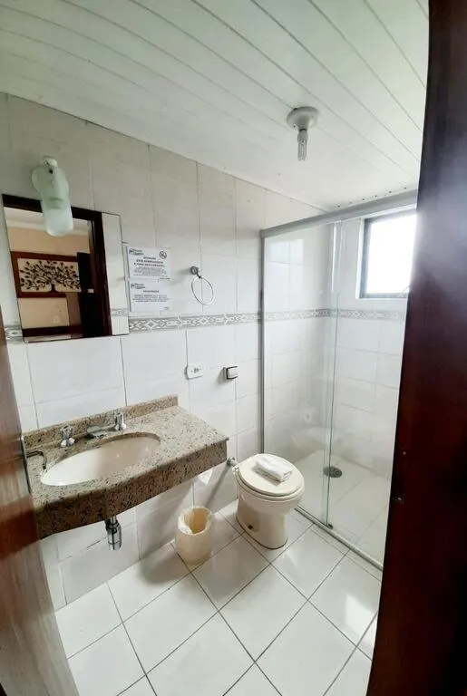 Bathroom in Pousada Araucária