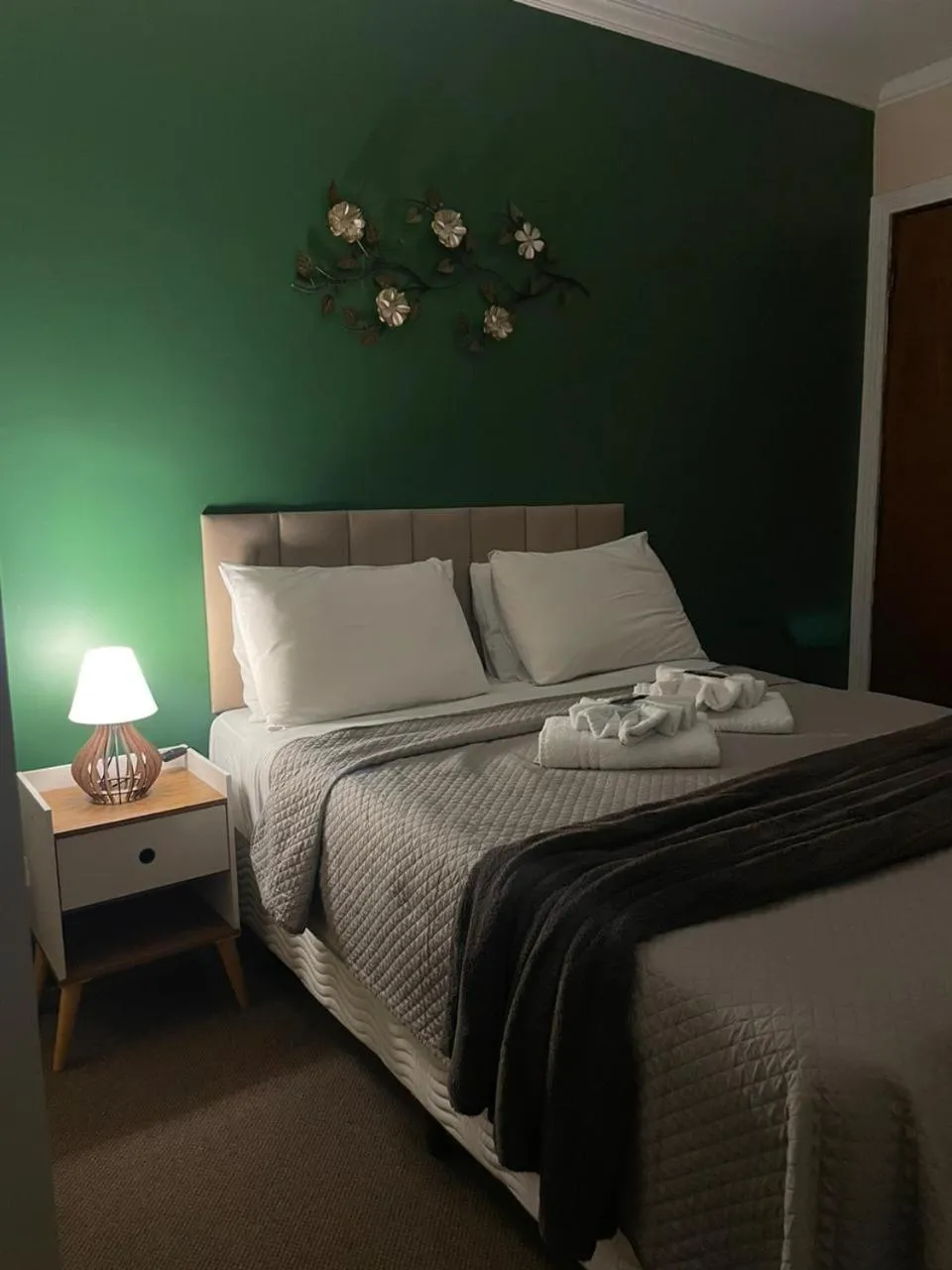 Bed in Pousada Araucária