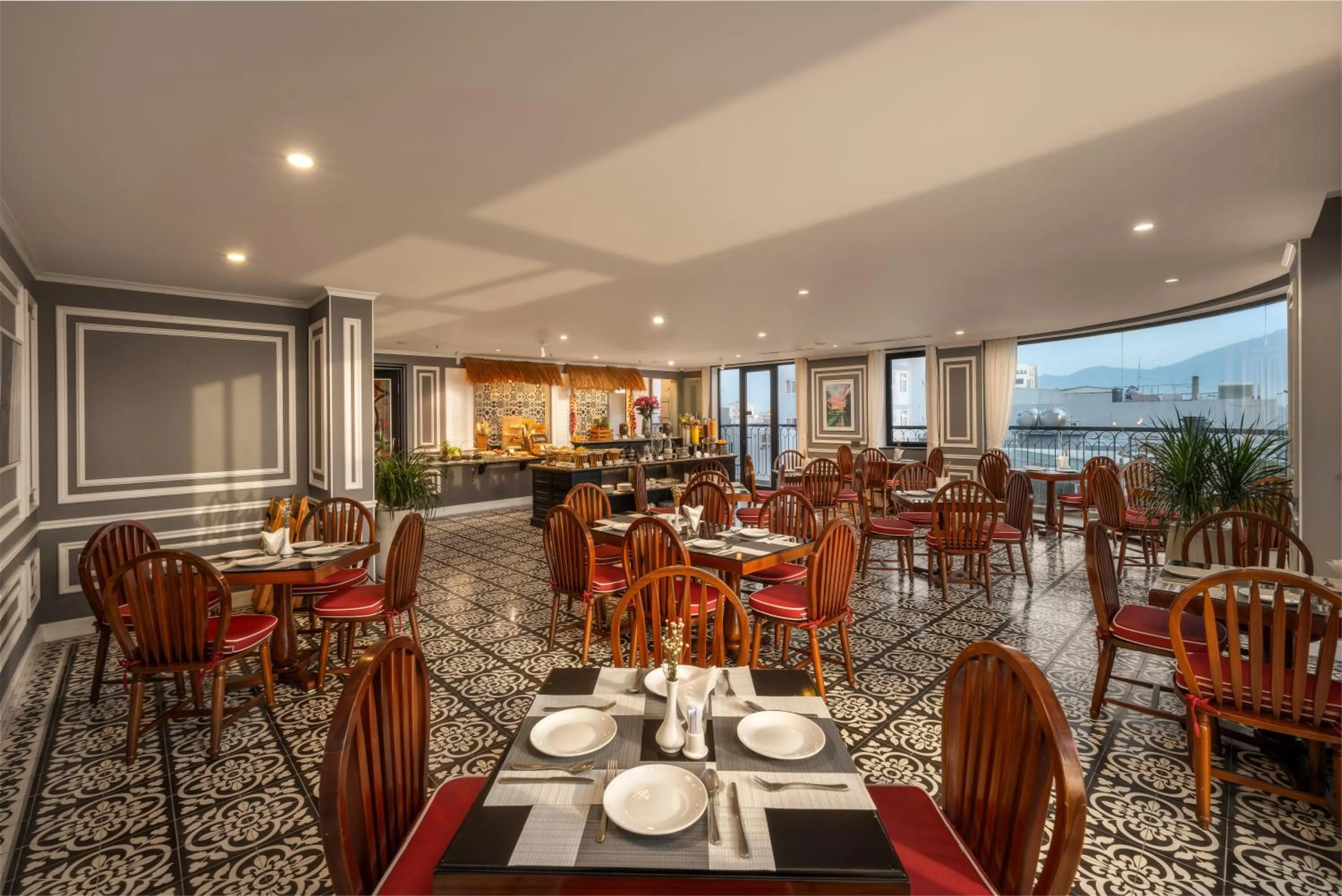 Restaurant/places to eat in Hotel Del Luna Boutique