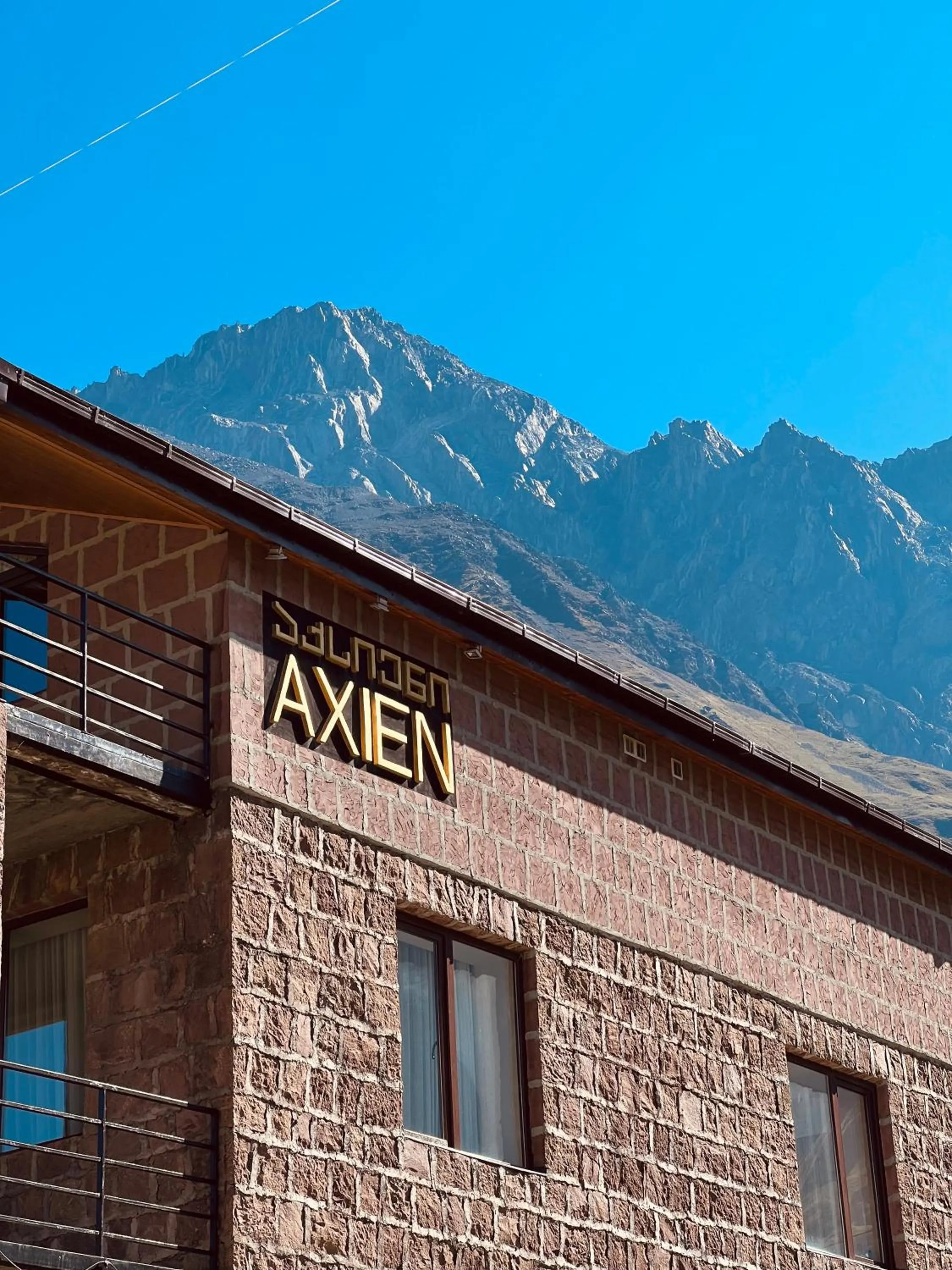 Property building in Hotel Axien Kazbegi