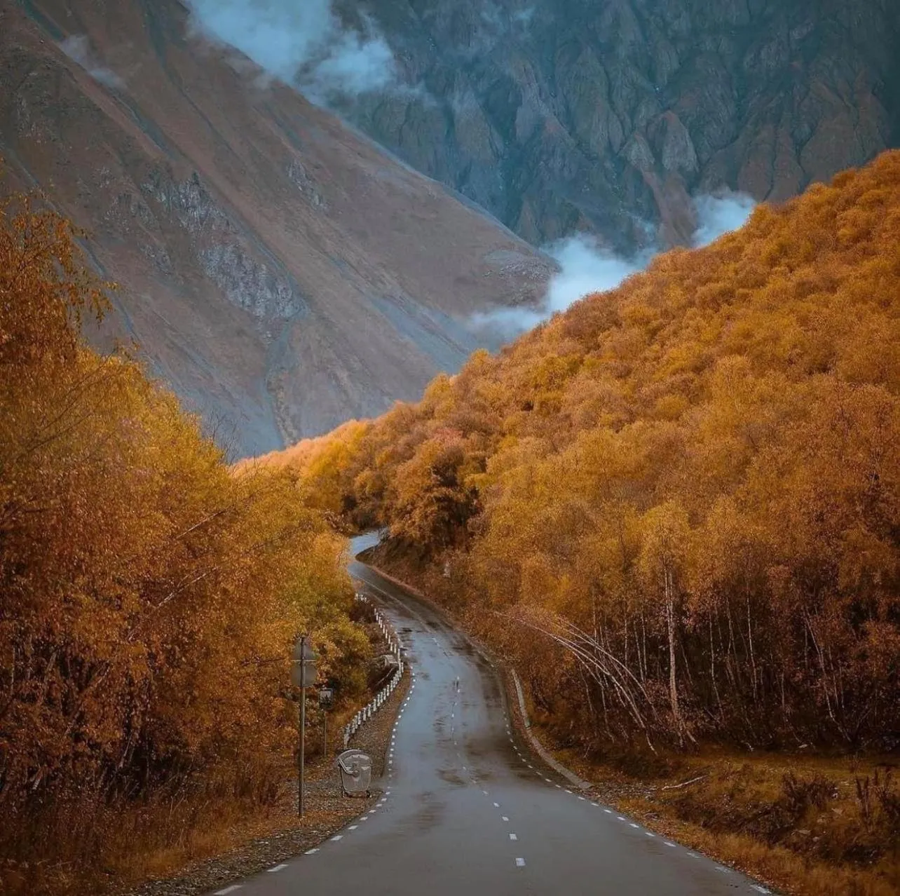 Natural landscape in Hotel Axien Kazbegi