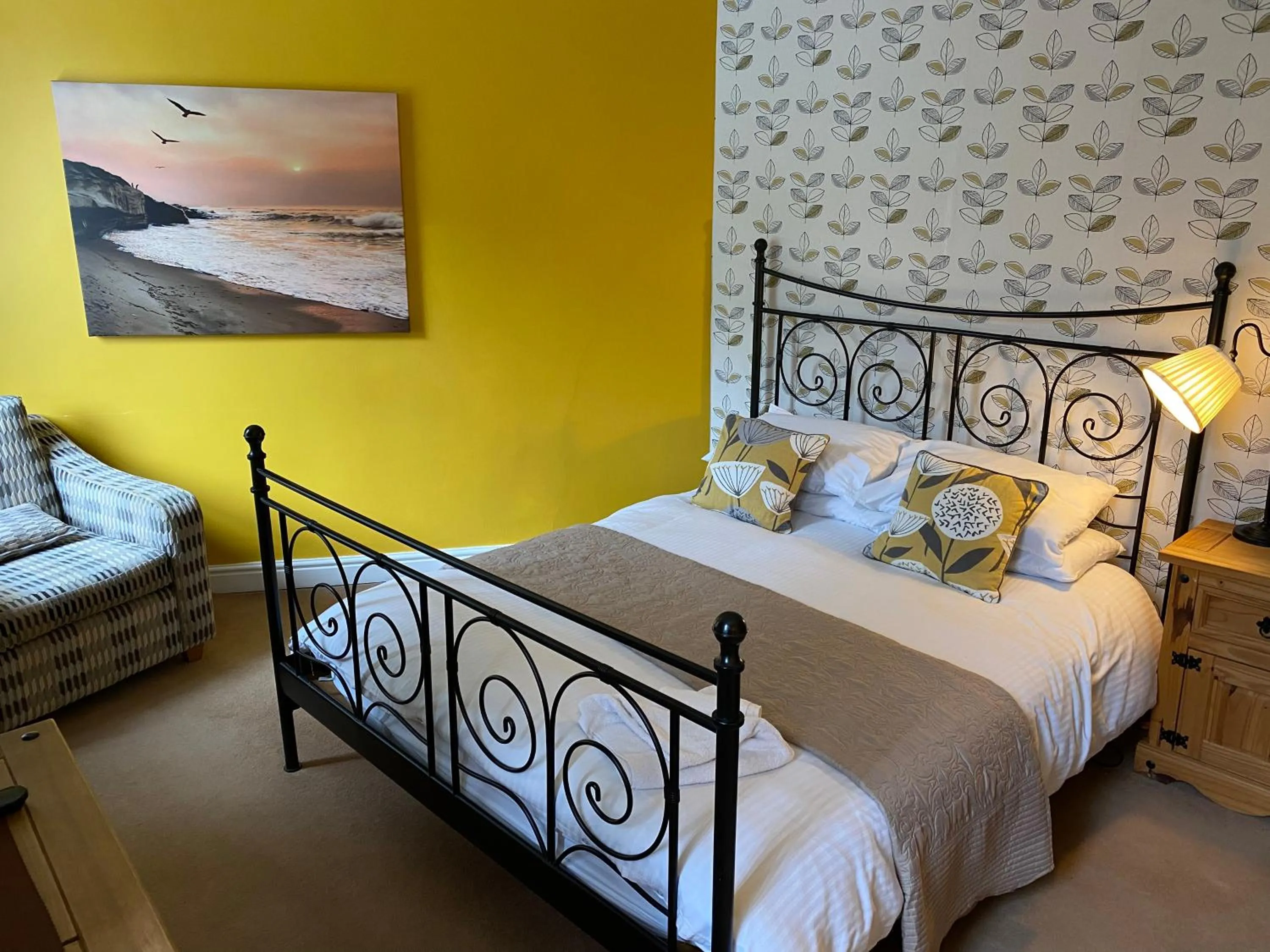 Bedroom, Bed in The White Horse Inn