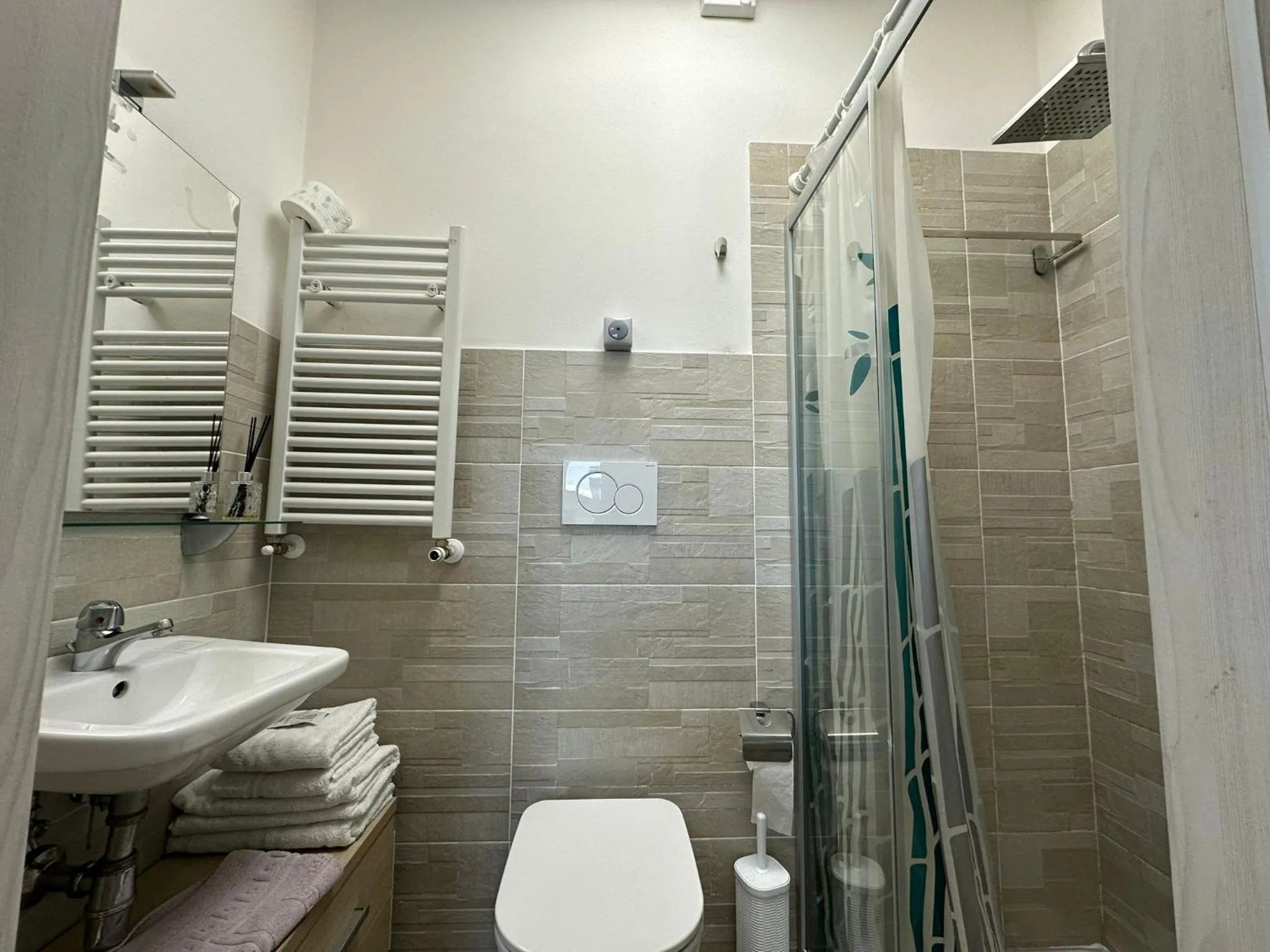 Bathroom in chalet del sole