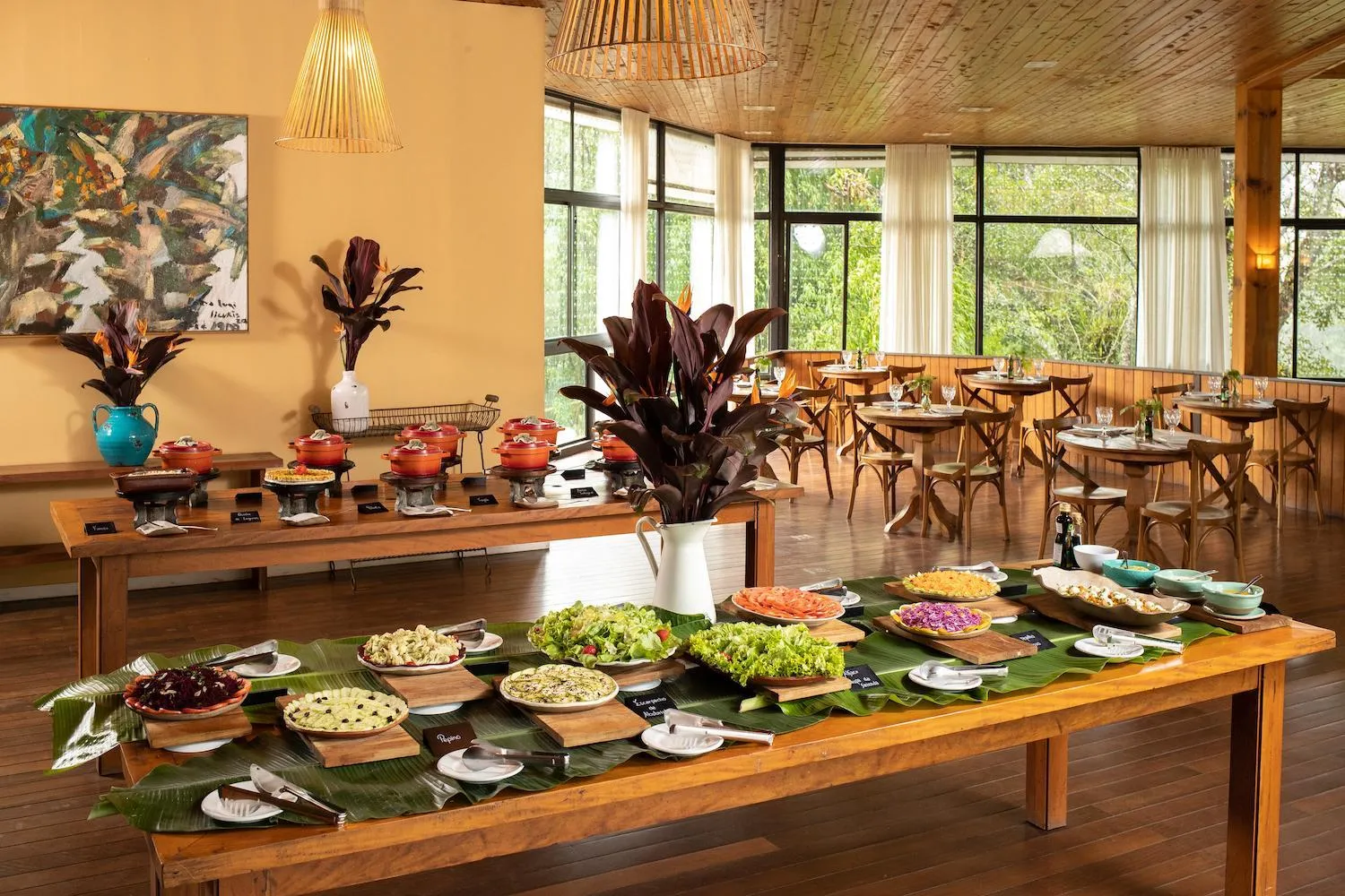 Restaurant/places to eat in Hotel Fazenda Morros Verdes Ecolodge
