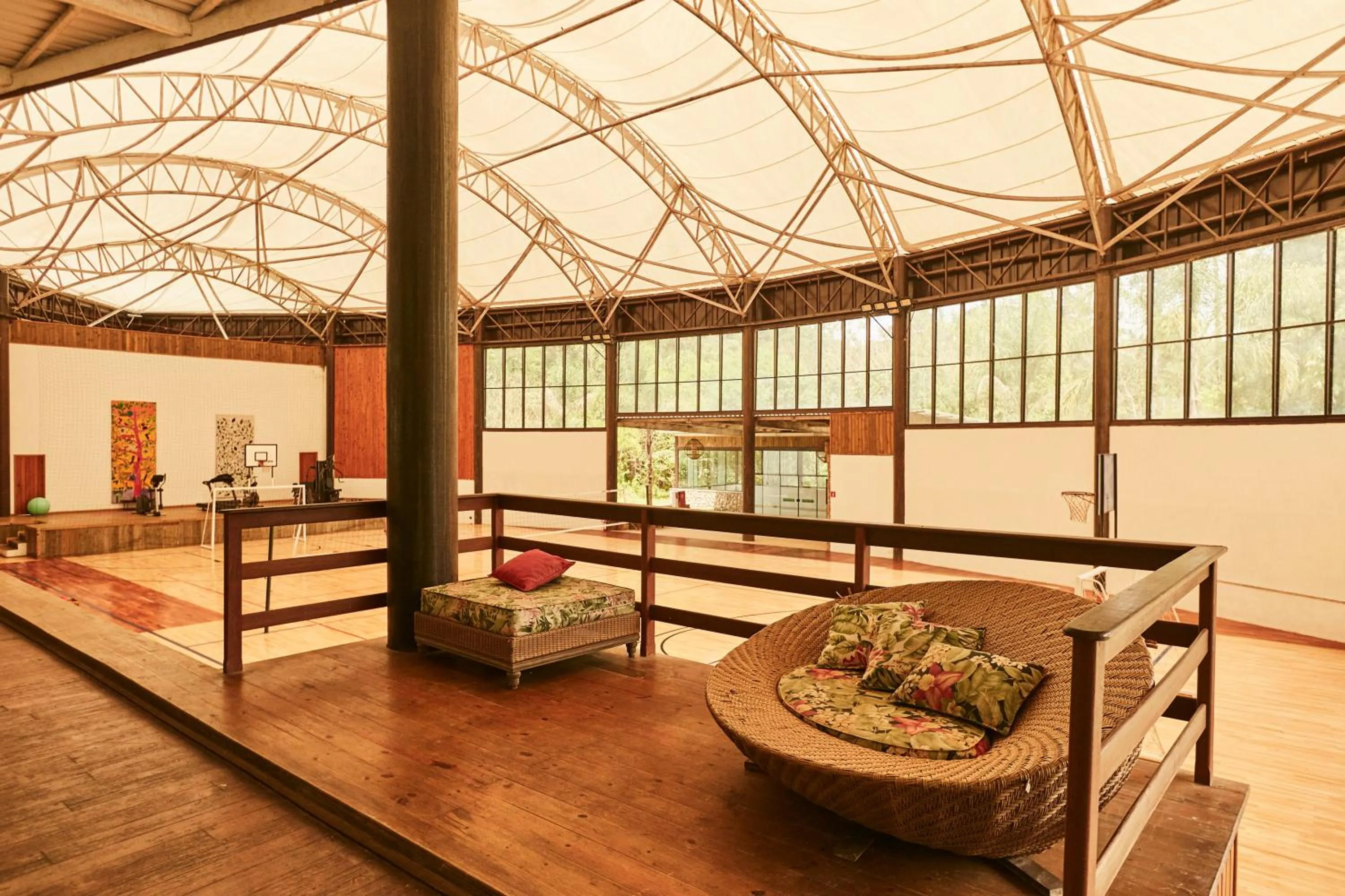 Living room in Hotel Fazenda Morros Verdes Ecolodge