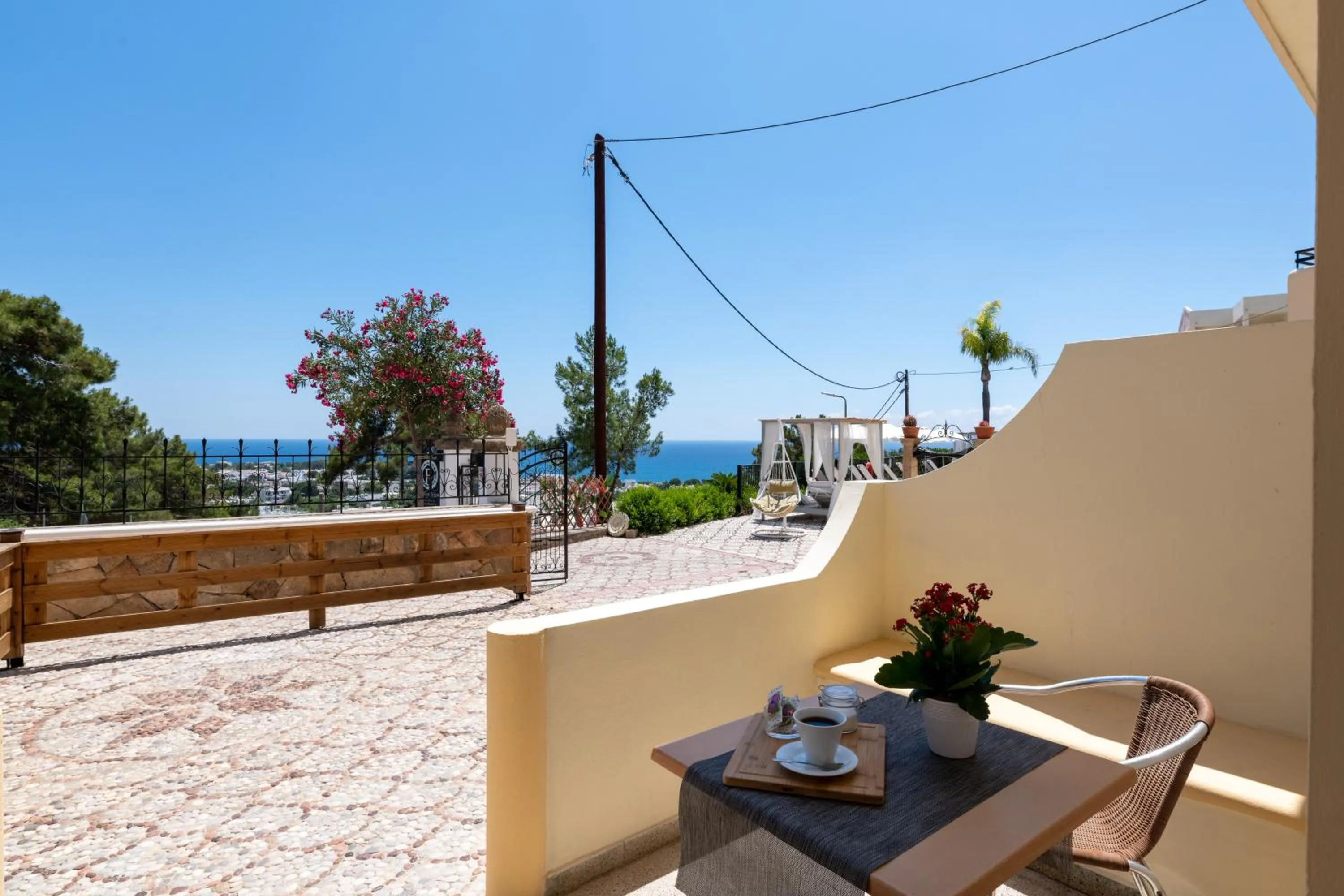 Balcony/Terrace in Pefkos View Apartments
