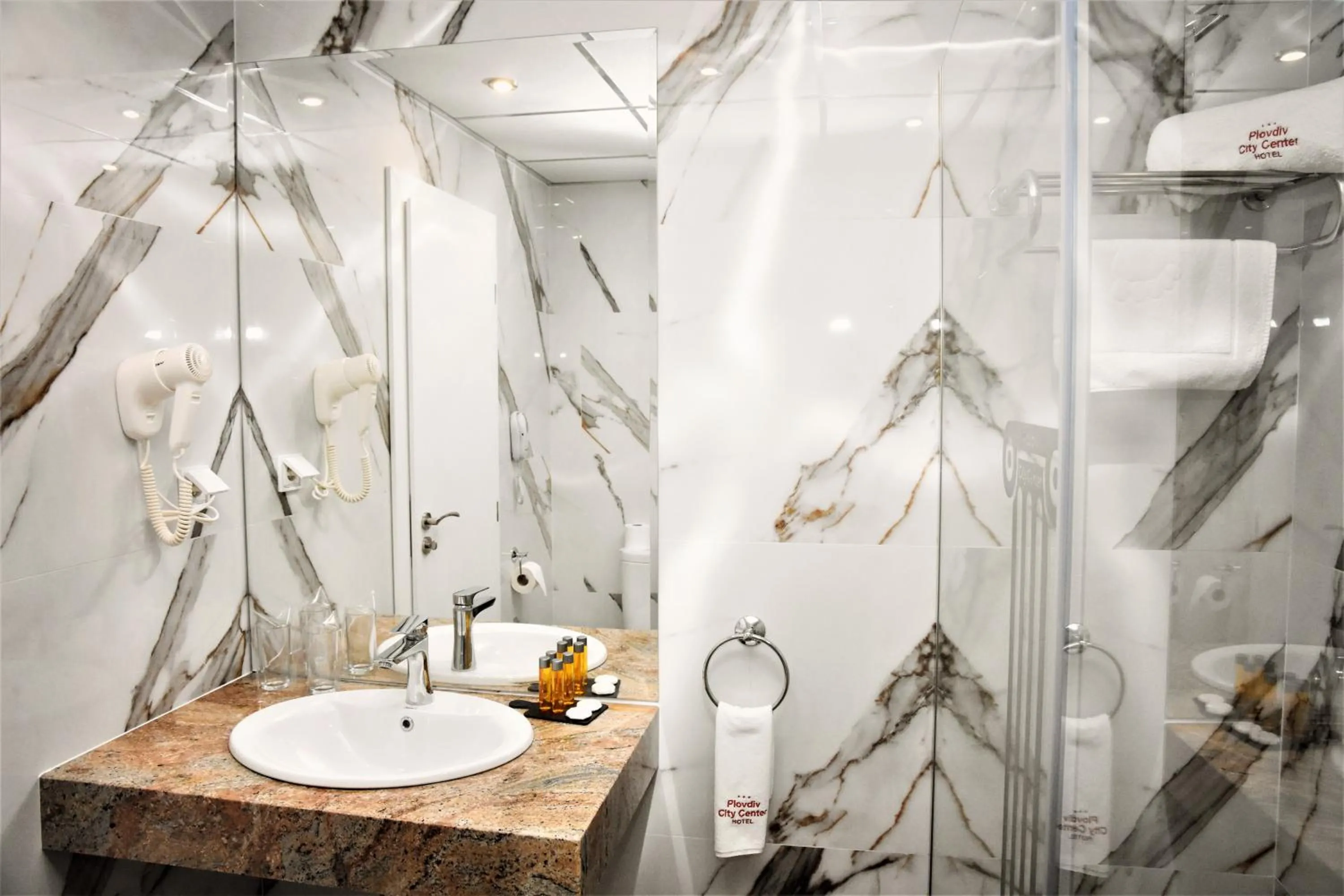 Bathroom in Plovdiv City Center Hotel