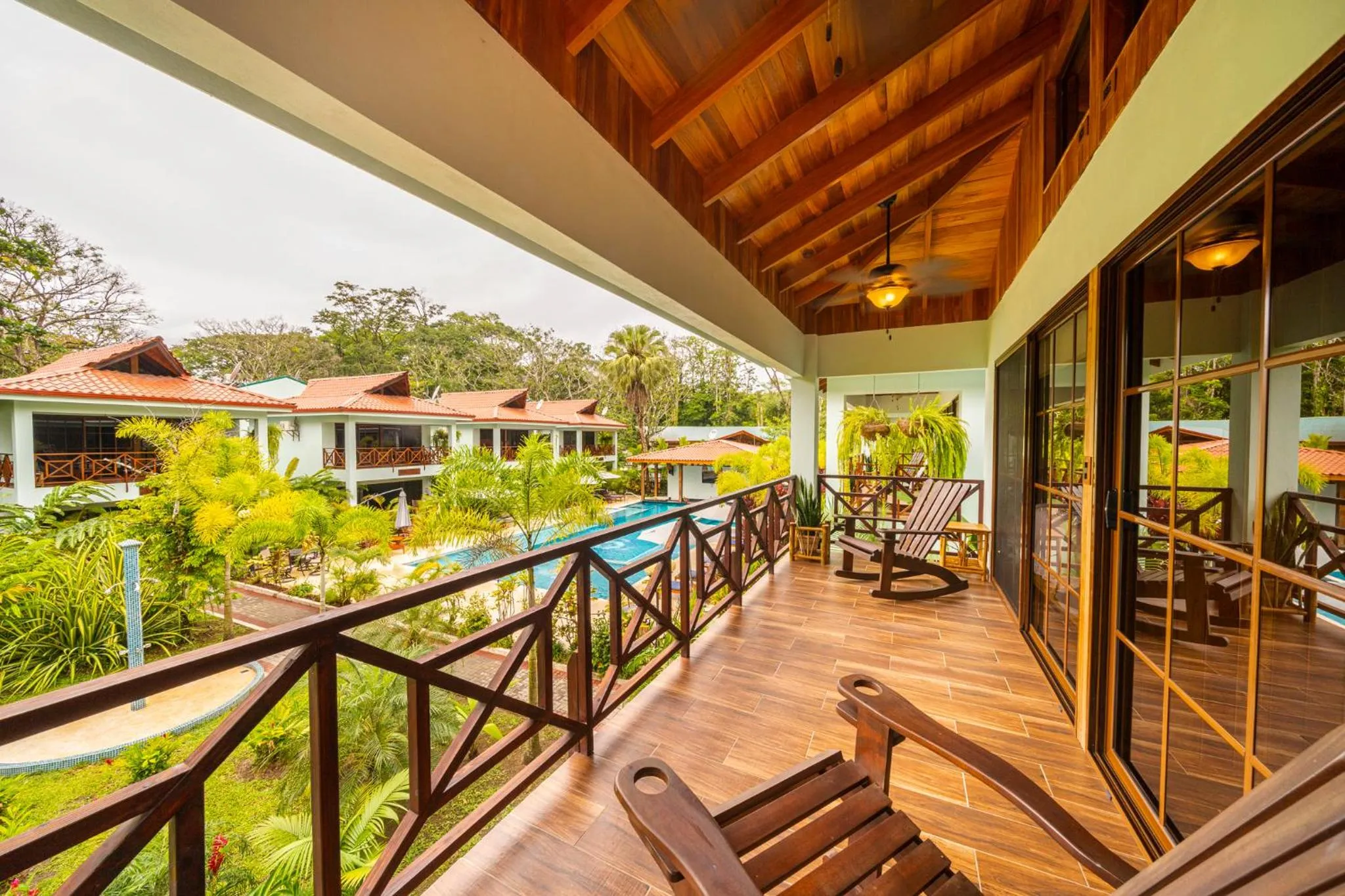 Balcony/Terrace in Bungalows Punta Uva