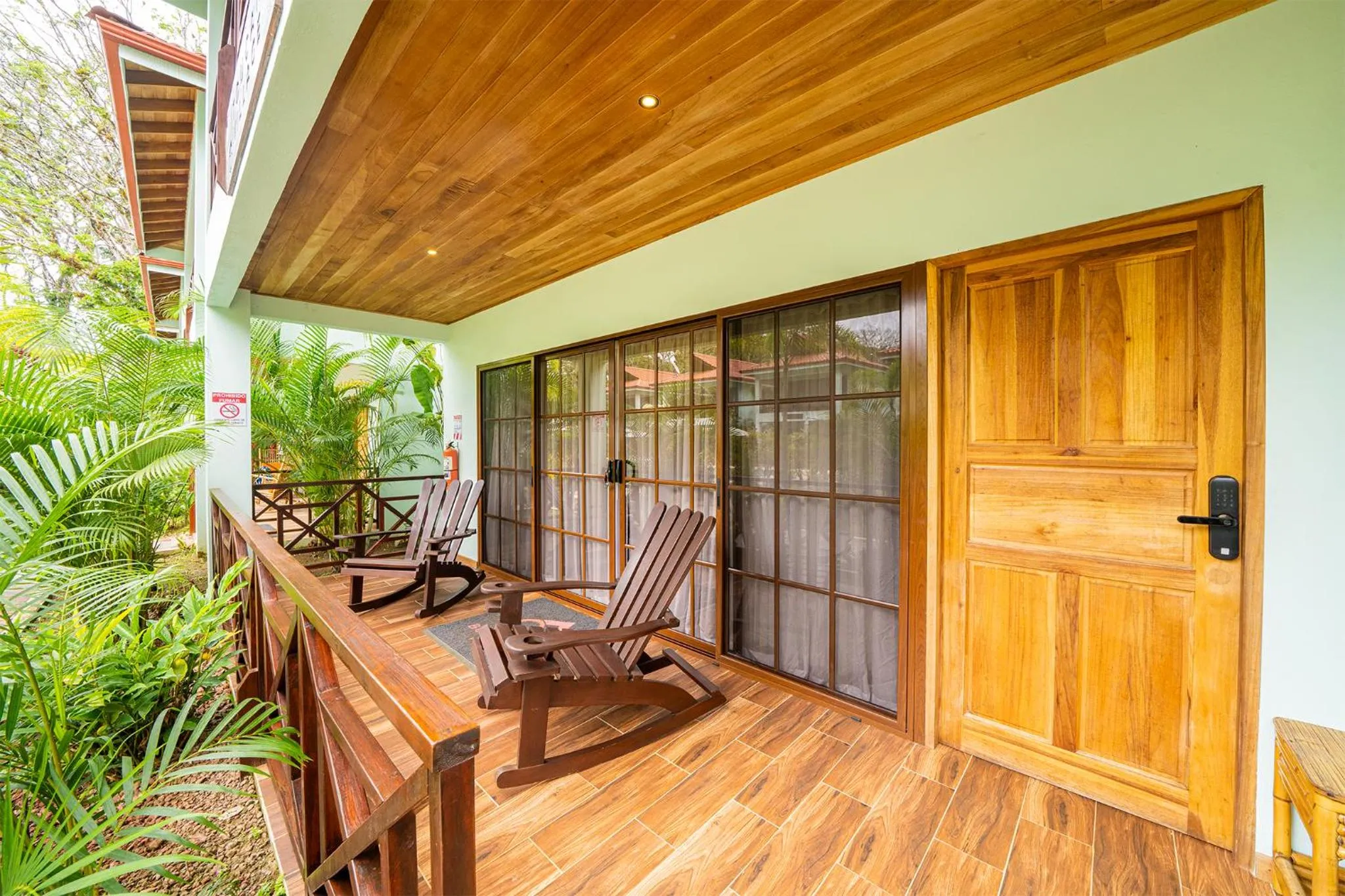 Balcony/Terrace in Bungalows Punta Uva