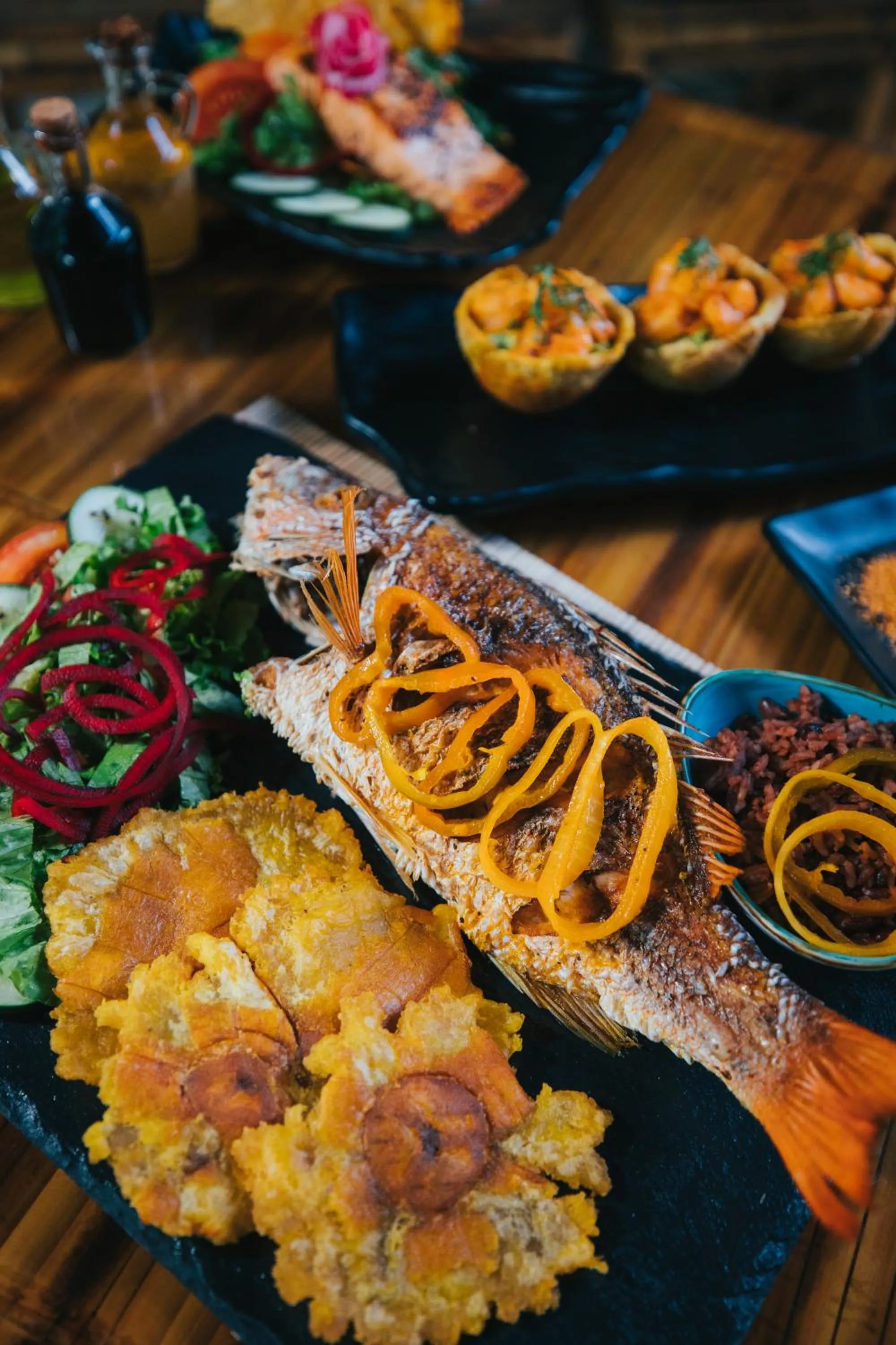 Food in Bungalows Punta Uva