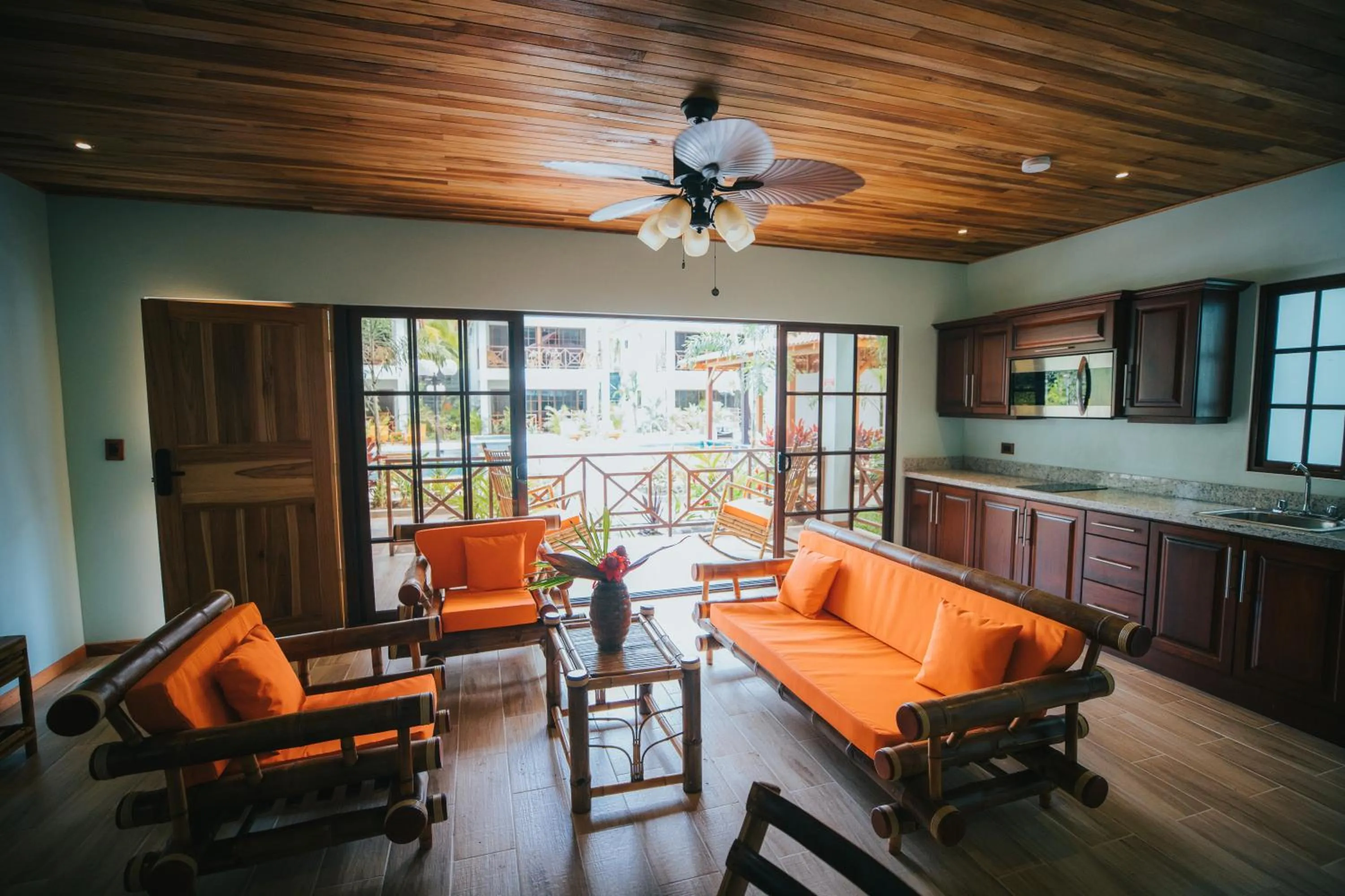 Kitchen or kitchenette in Bungalows Punta Uva