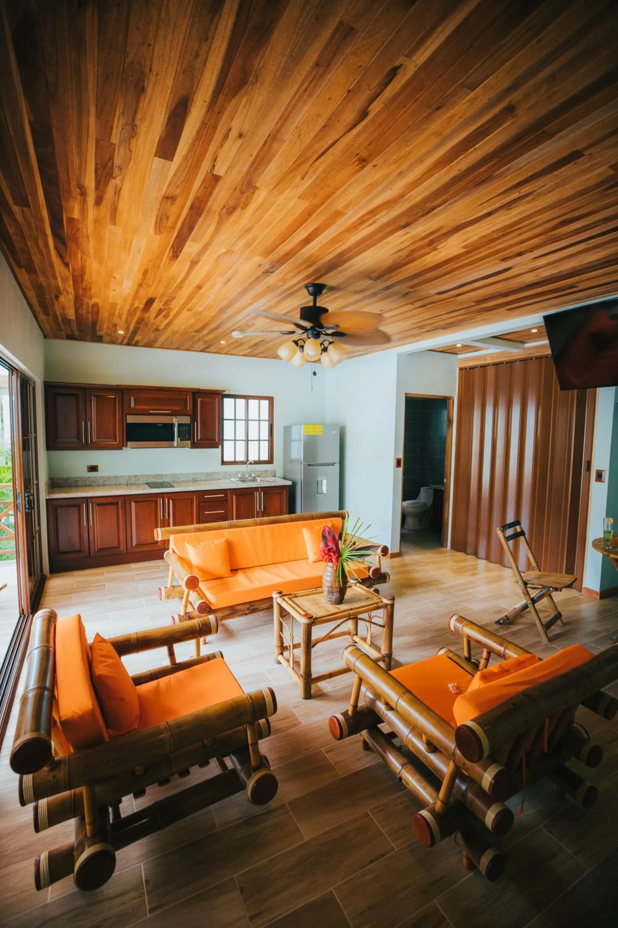 Living room in Bungalows Punta Uva