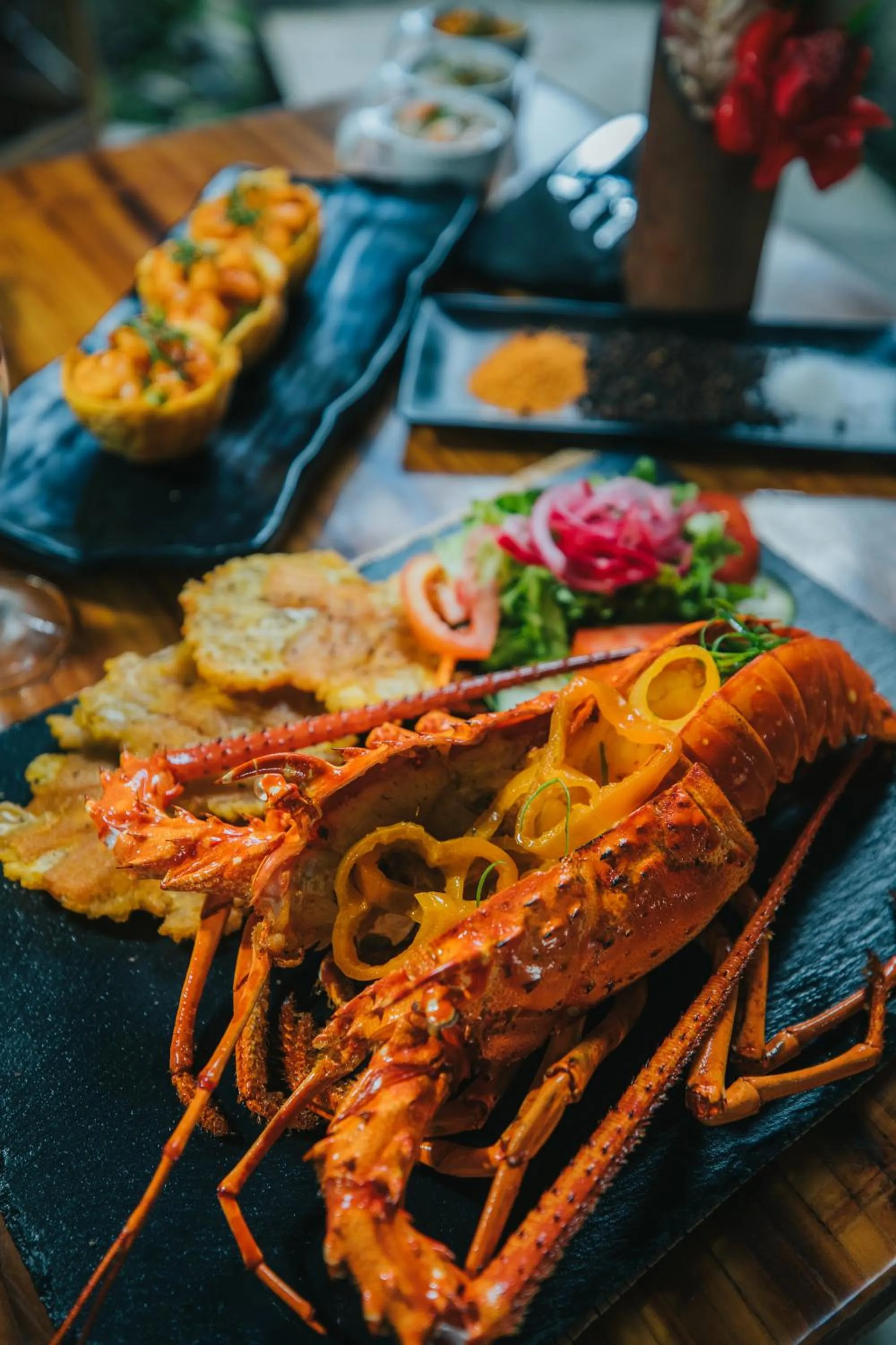 Food in Bungalows Punta Uva