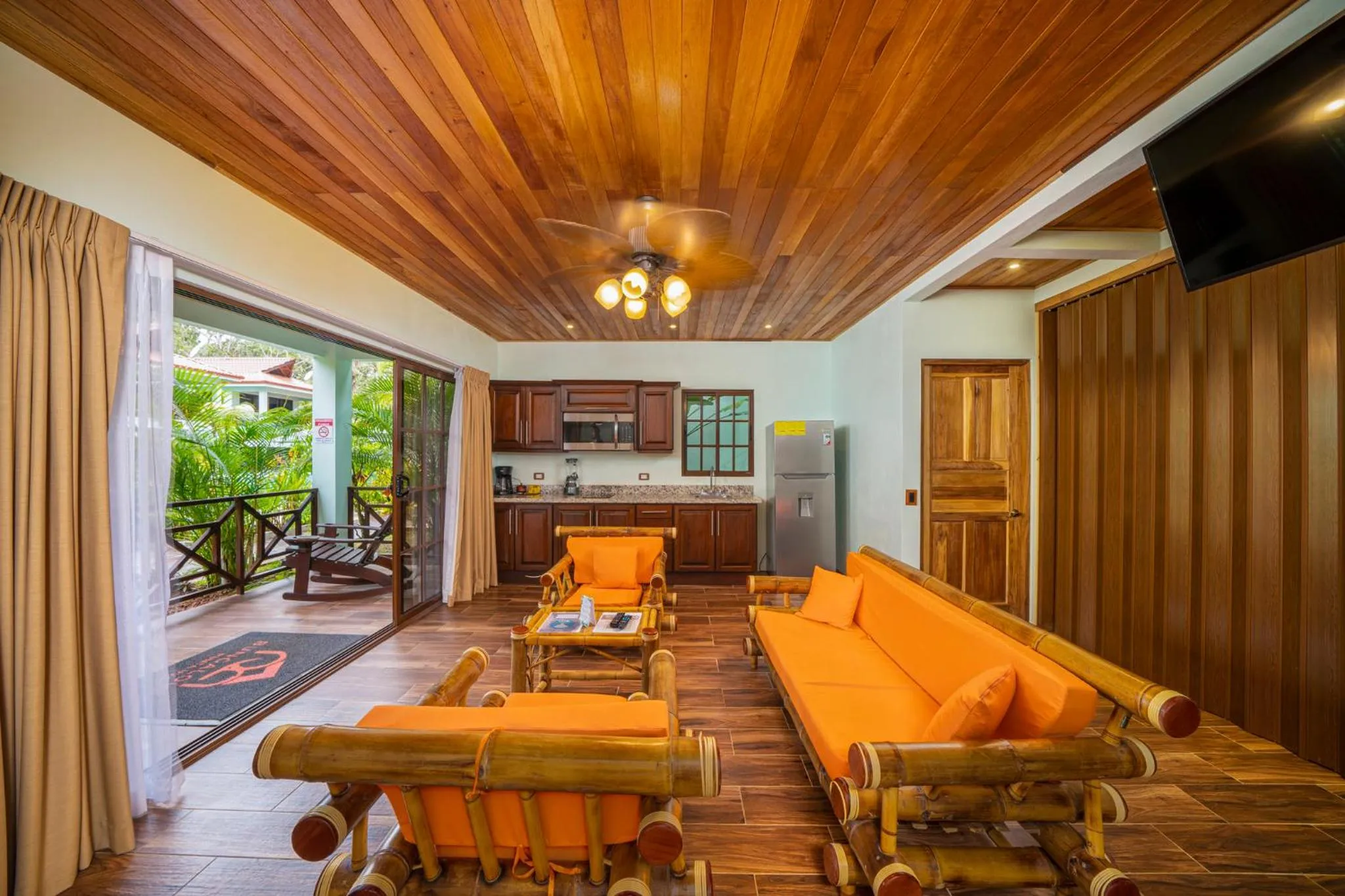 Living room in Bungalows Punta Uva