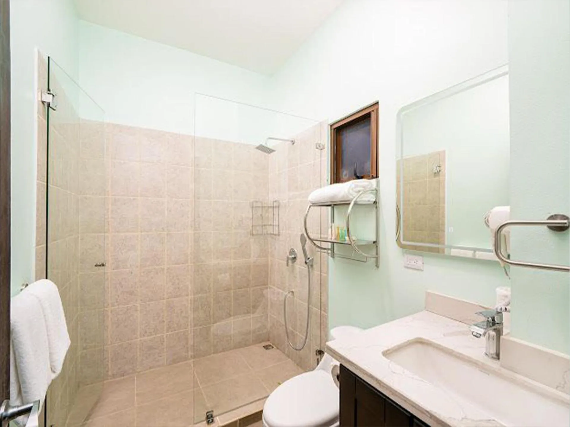 Toilet in Bungalows Punta Uva