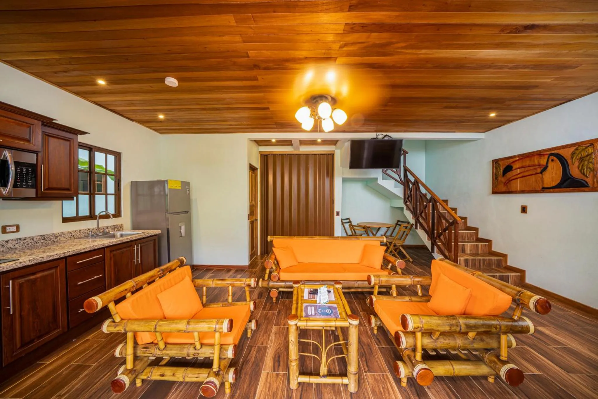 Living room in Bungalows Punta Uva