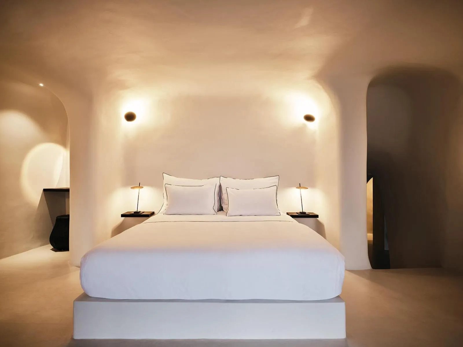 Bedroom, Bed in Abyss Santorini