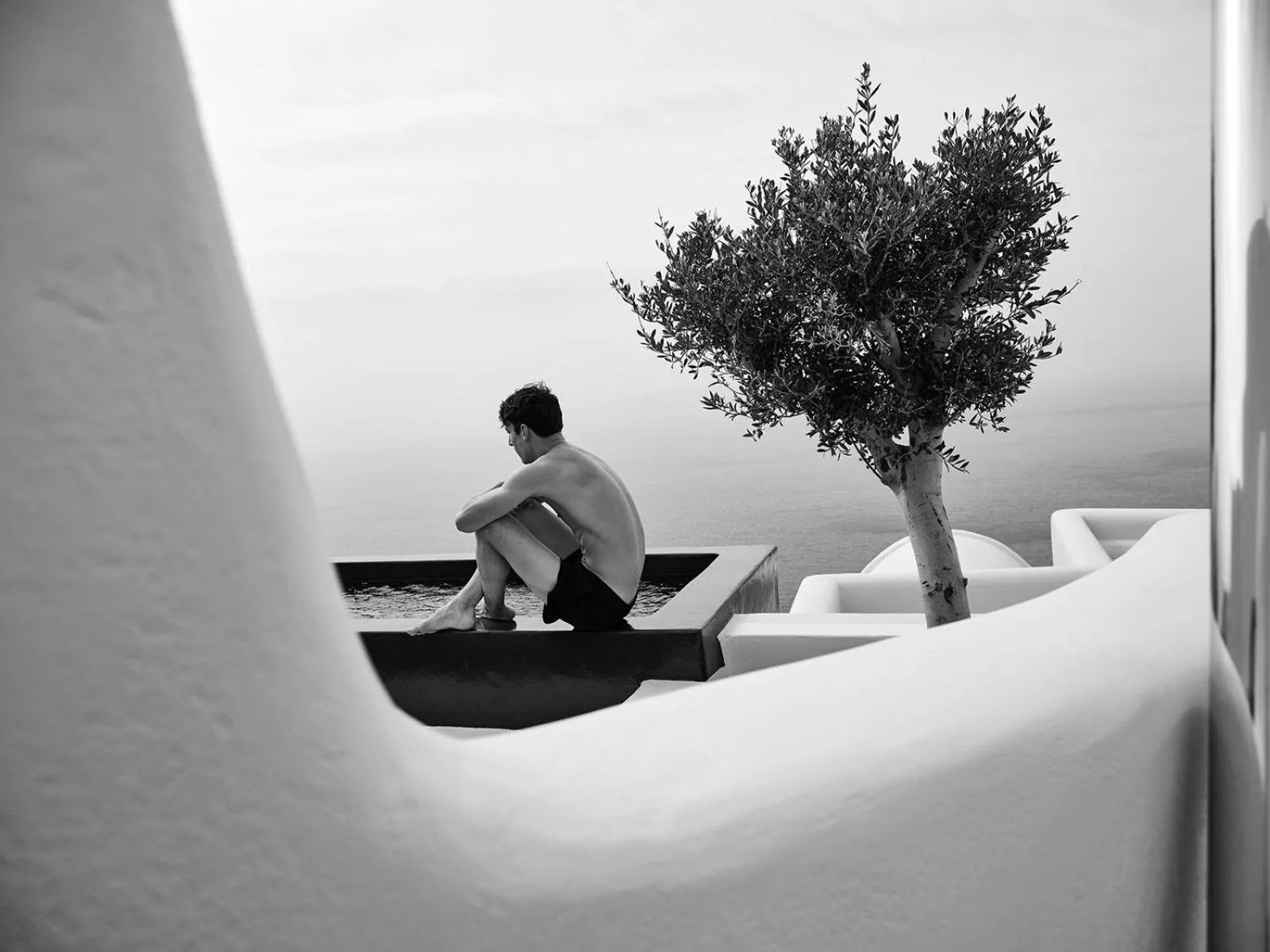 Sea view in Abyss Santorini