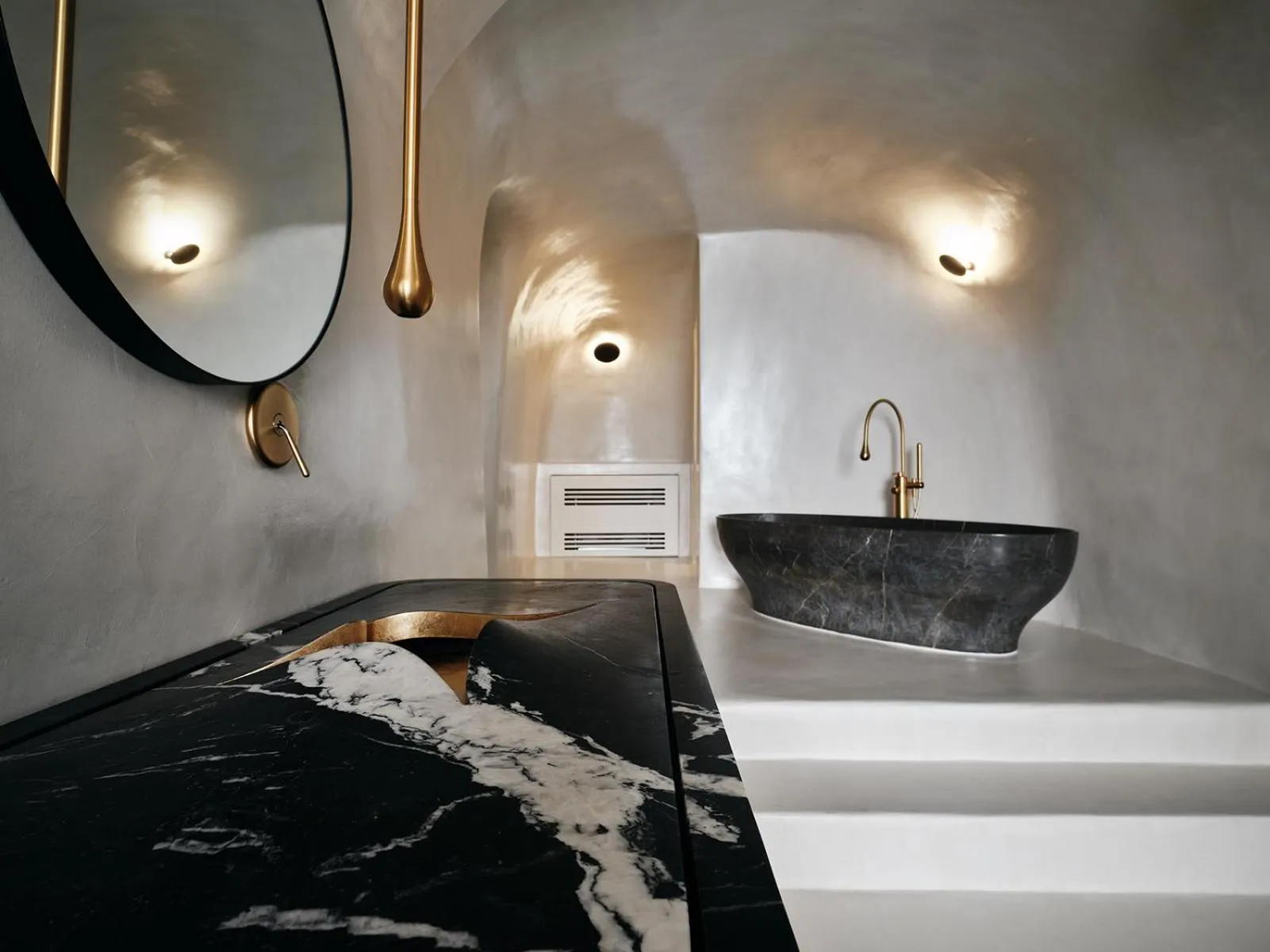 Bathroom in Abyss Santorini