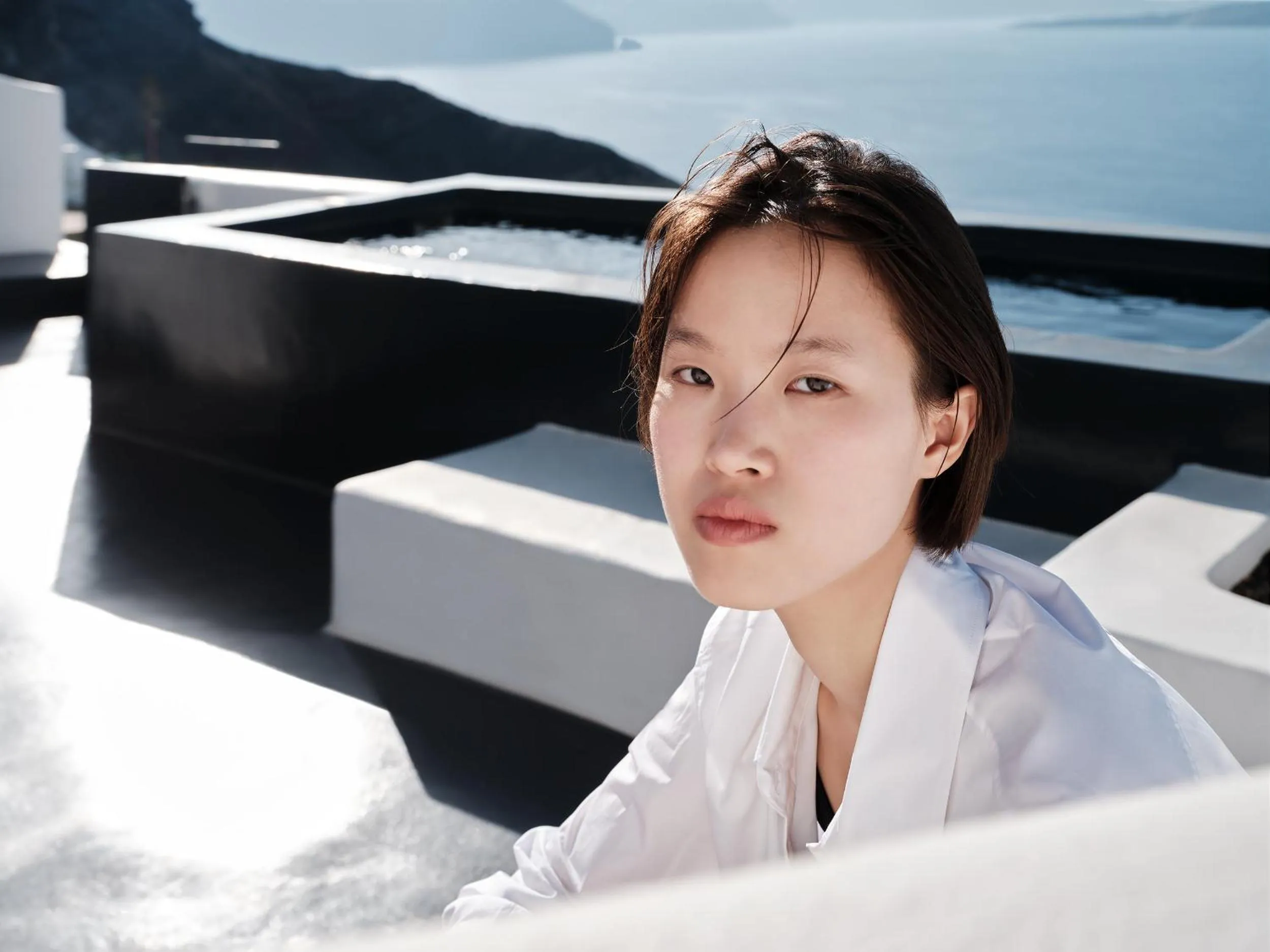 Hot Tub in Abyss Santorini