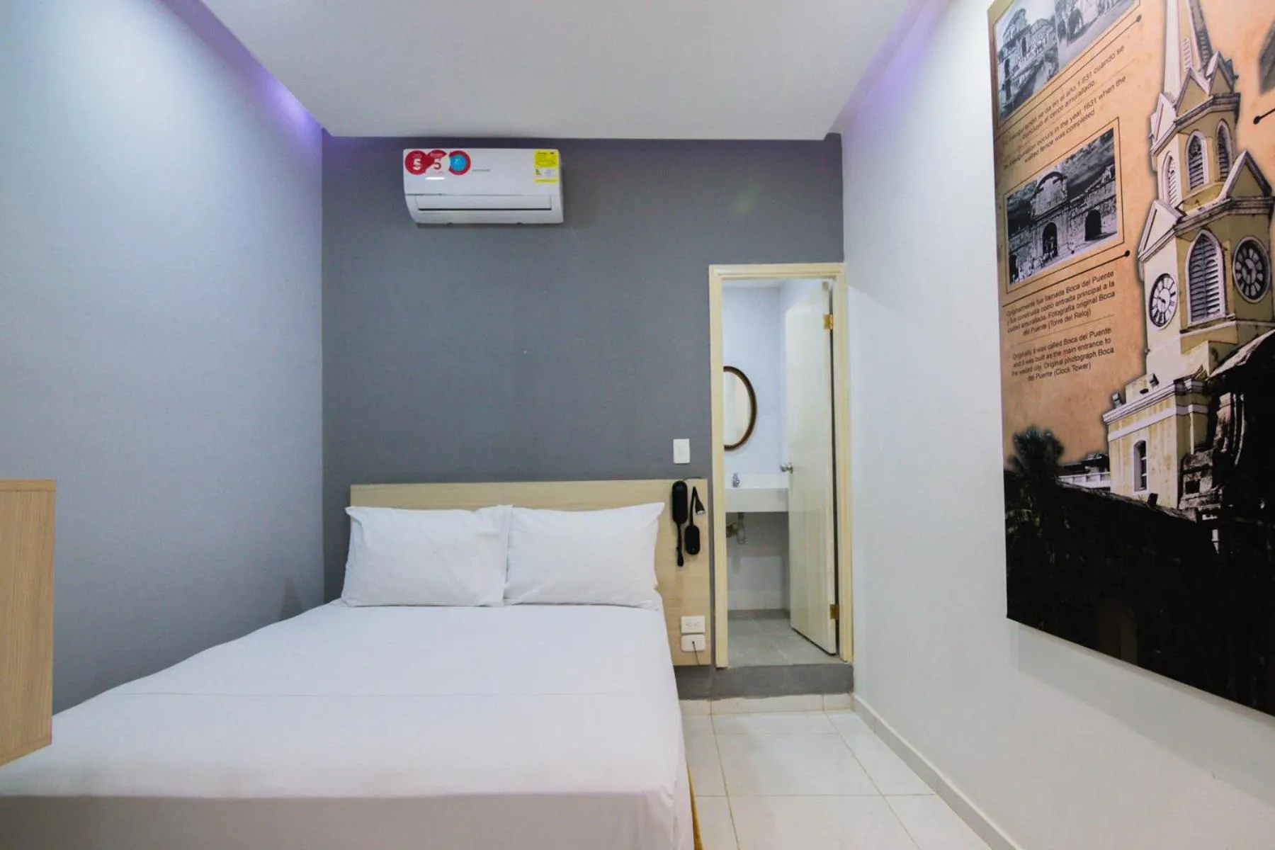 Bed in Hotel Gallery Cartagena