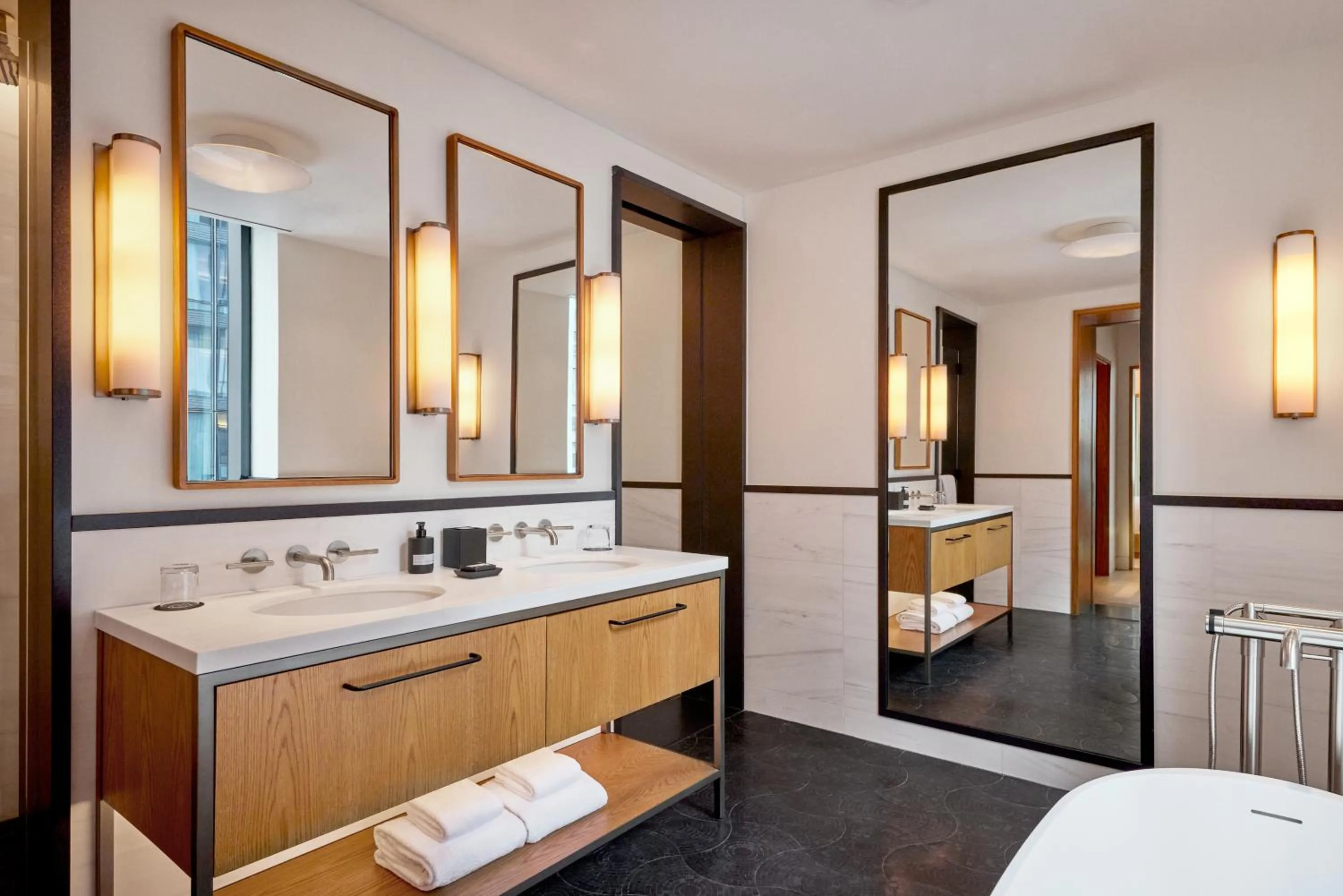 Bathroom, Bed in Pendry Manhattan West