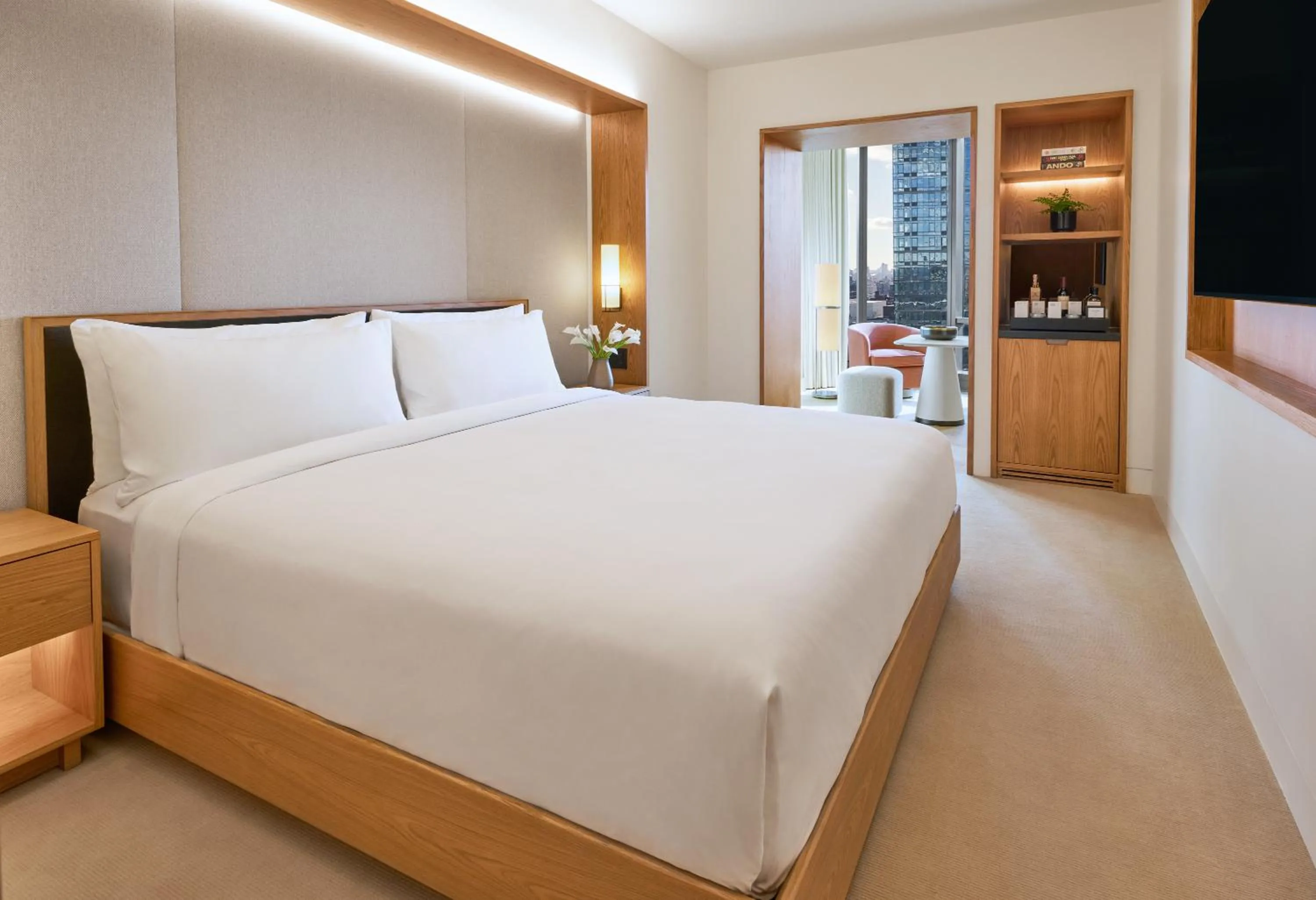 Bedroom, Bed in Pendry Manhattan West