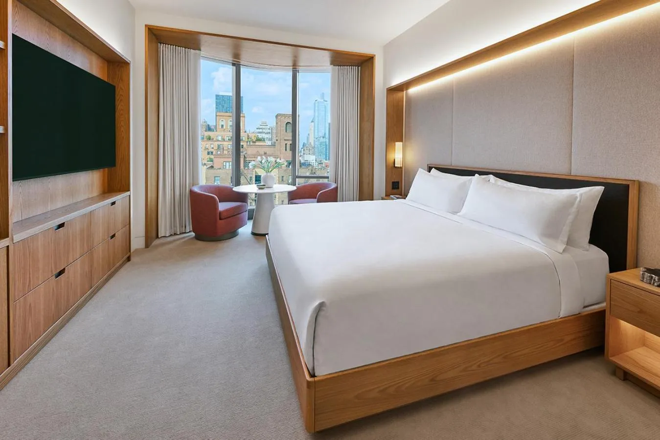 Bedroom, Bed in Pendry Manhattan West
