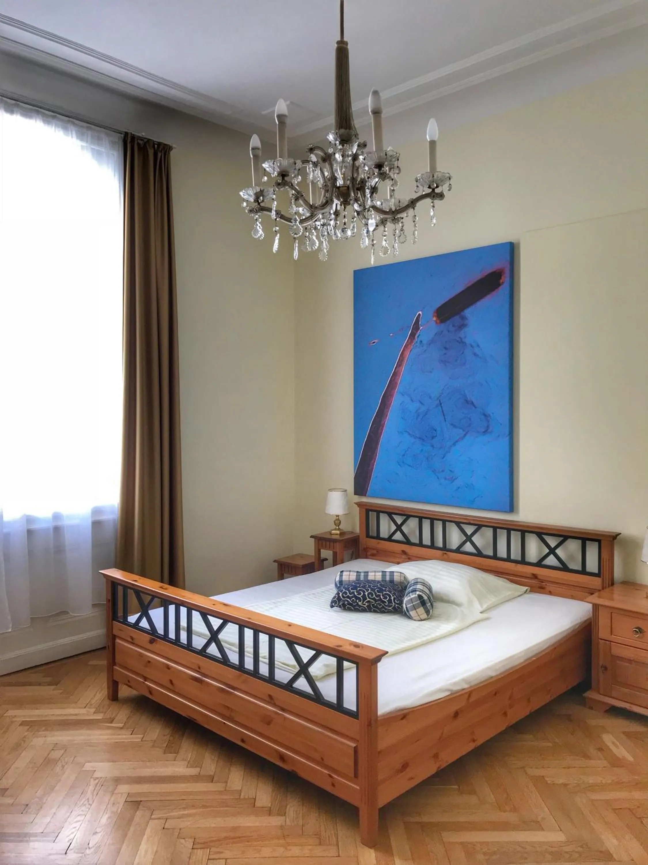 Bedroom, Bed in Hotel Pension Museum