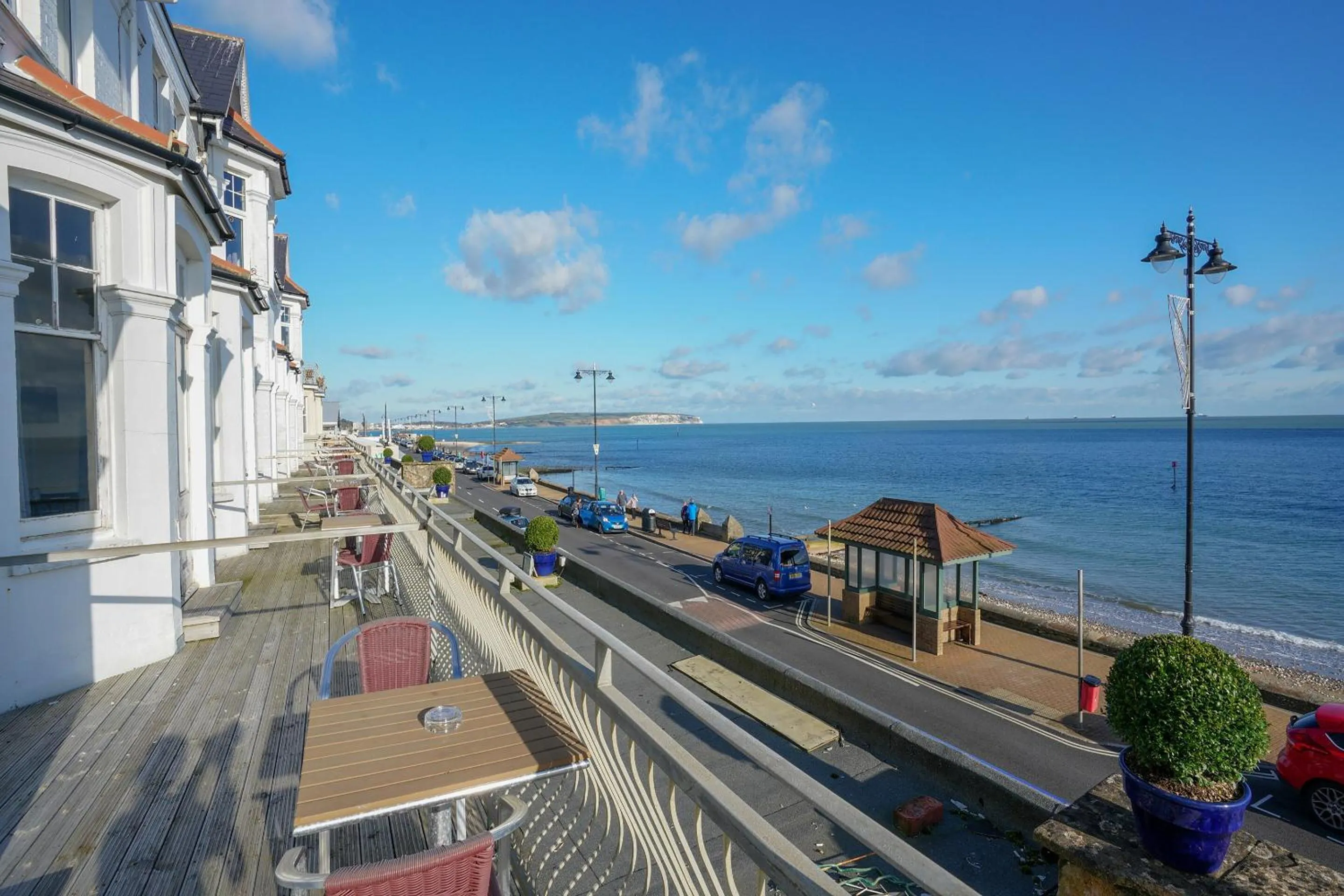 Balcony/Terrace in OYO Shanklin Beach Hotel