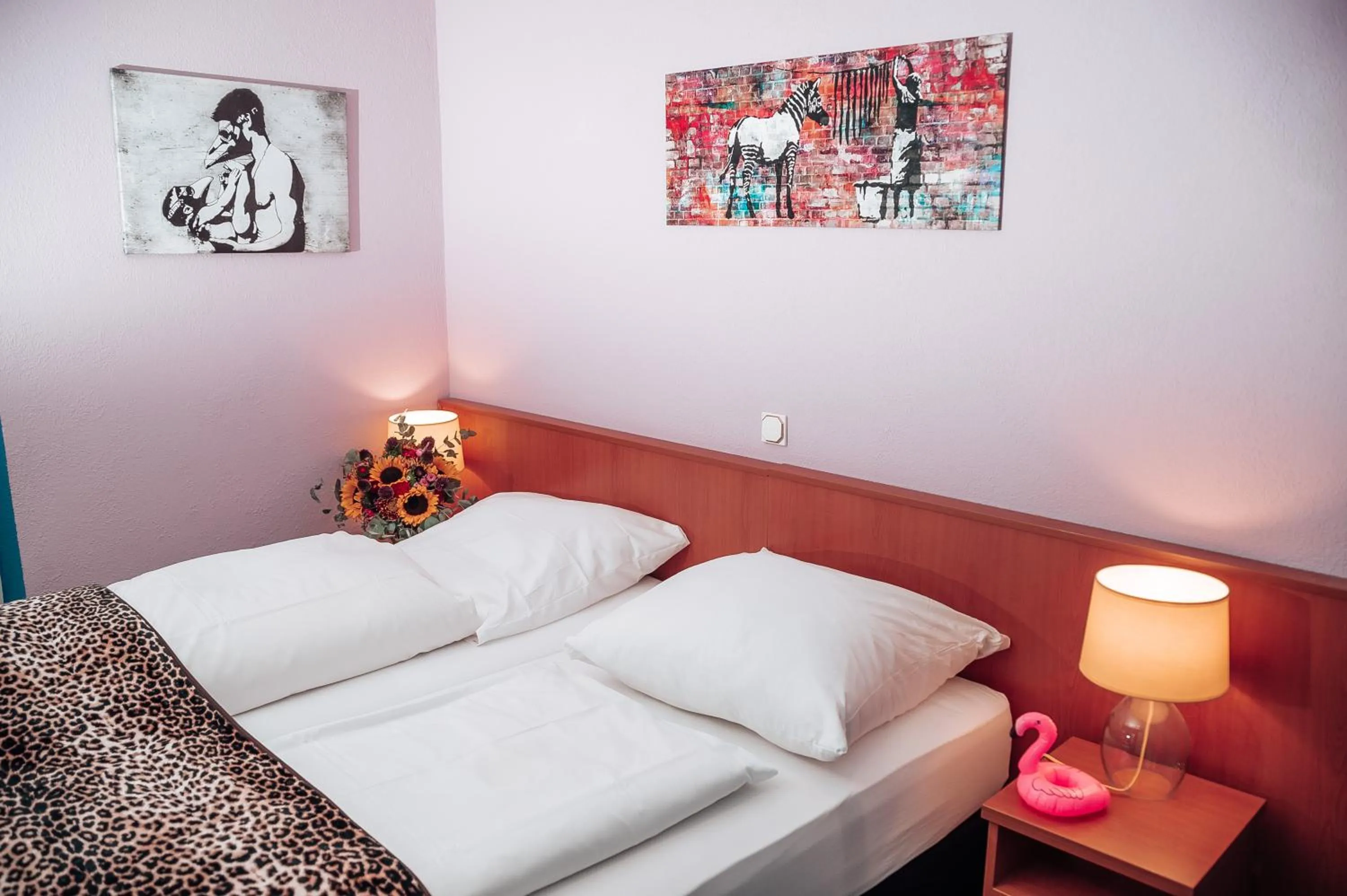 Bed in SmartHotel Flamingo Self check-in