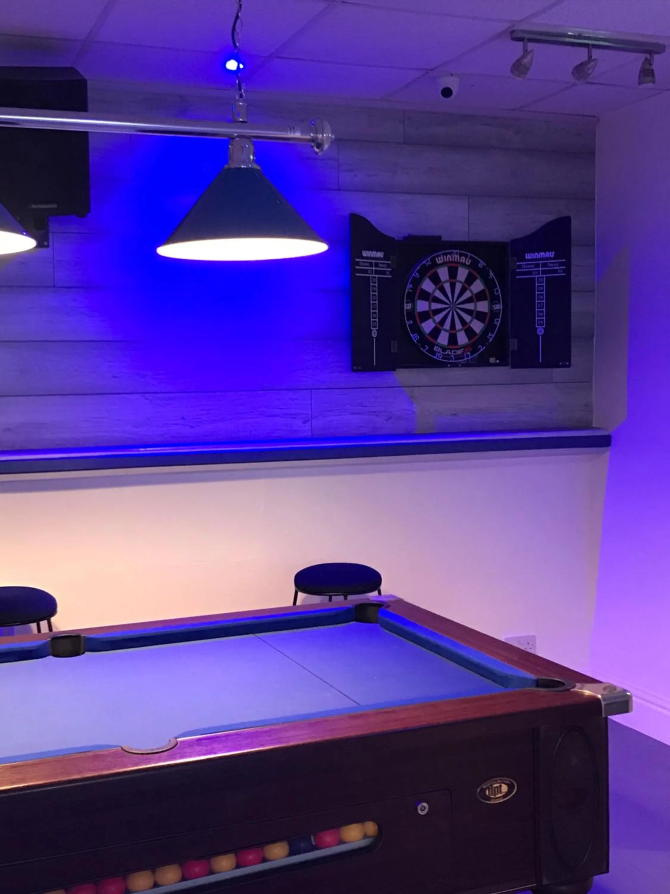 Game Room in The Wellington House Hotel