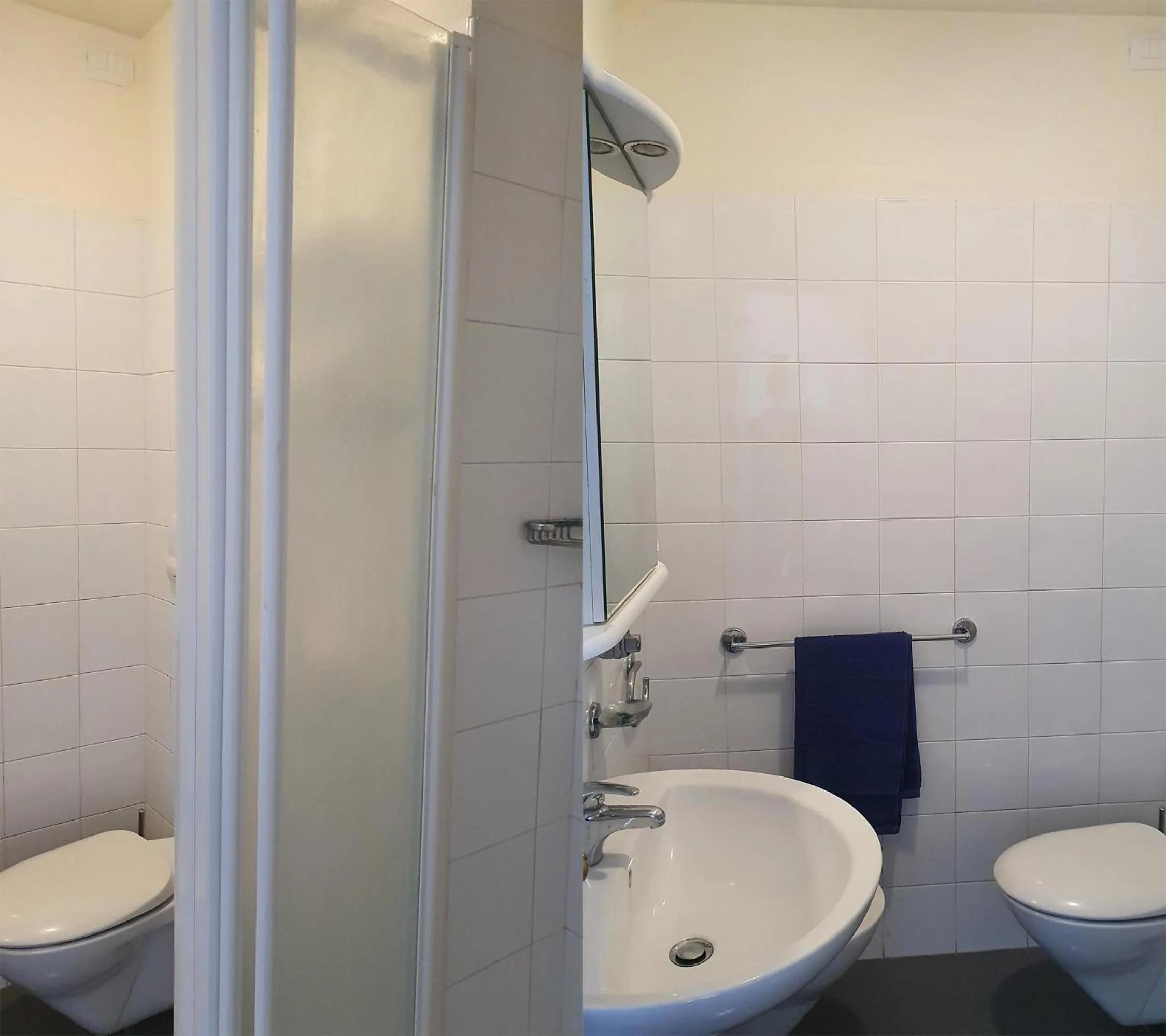 Shower in Ostello Antica Filanda