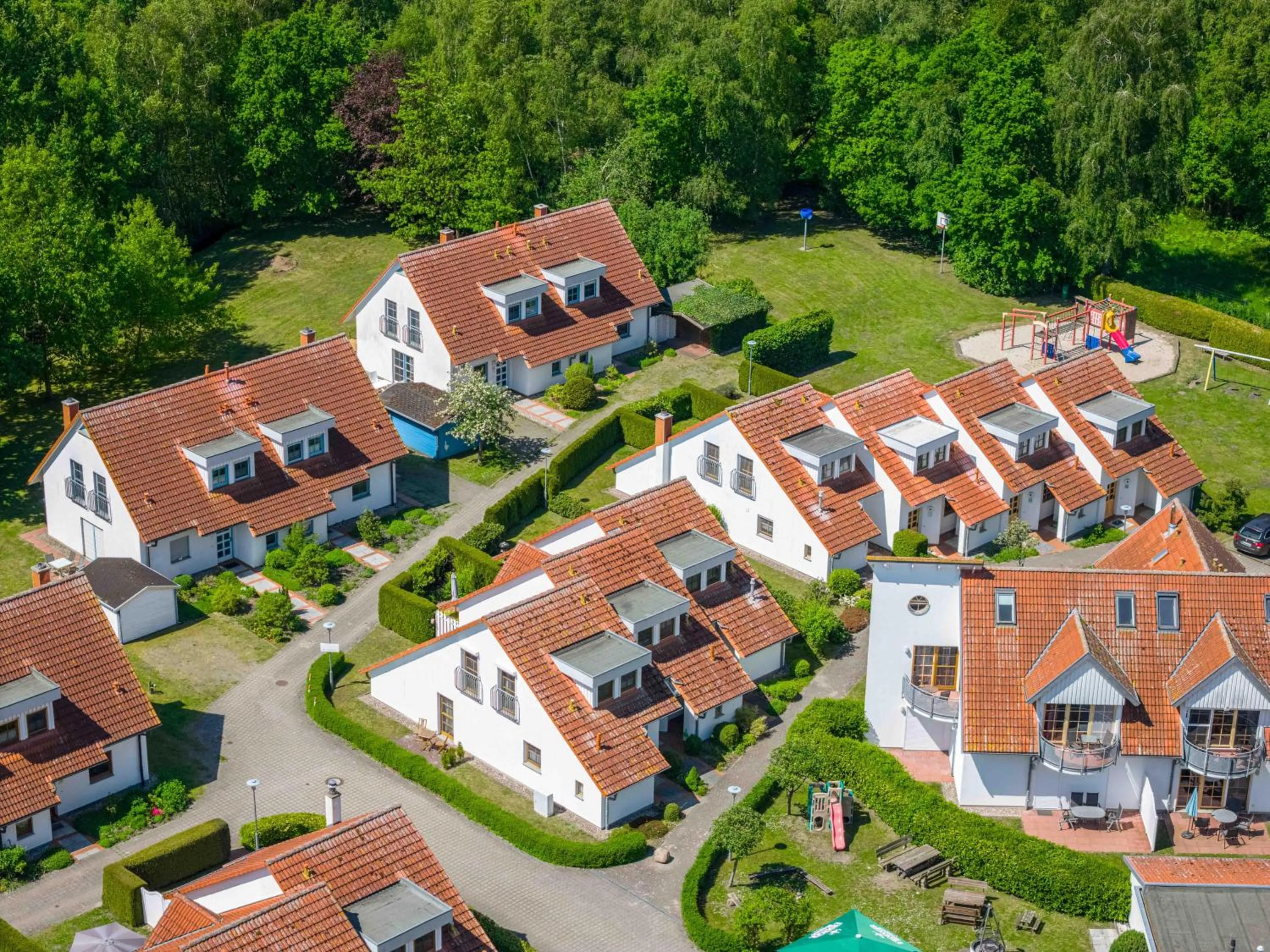 Bird's eye view in Ferienpark Freesenbruch Wohnung 2 4 - Familientraum