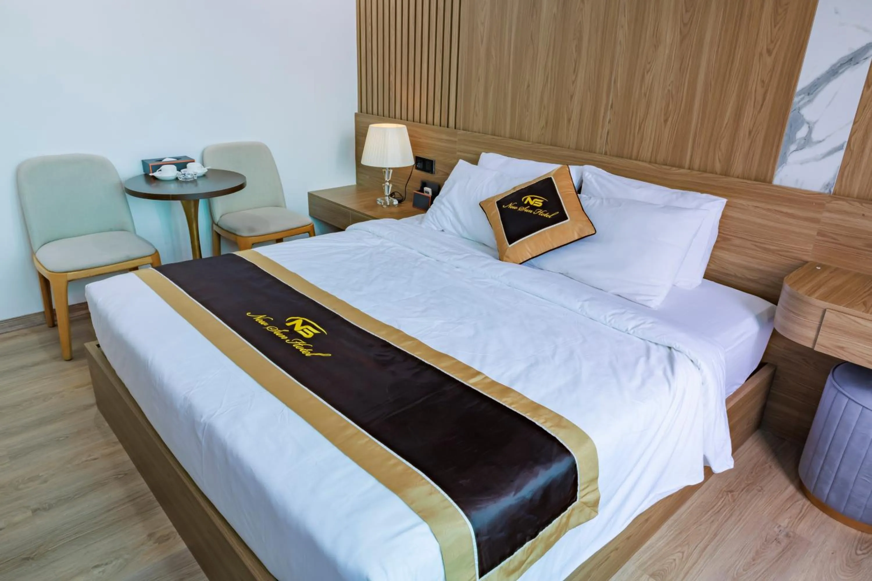 Photo of the whole room, Bed in New Sun Móng Cái Hotel