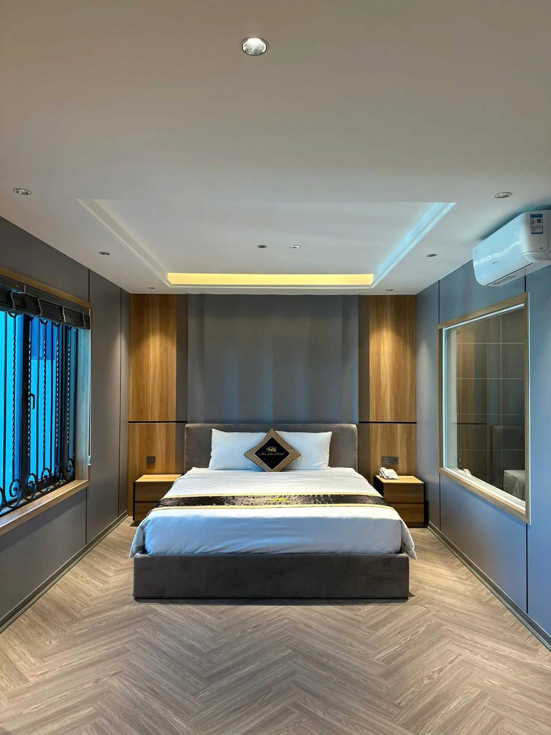 Bedroom, Bed in New Sun Móng Cái Hotel