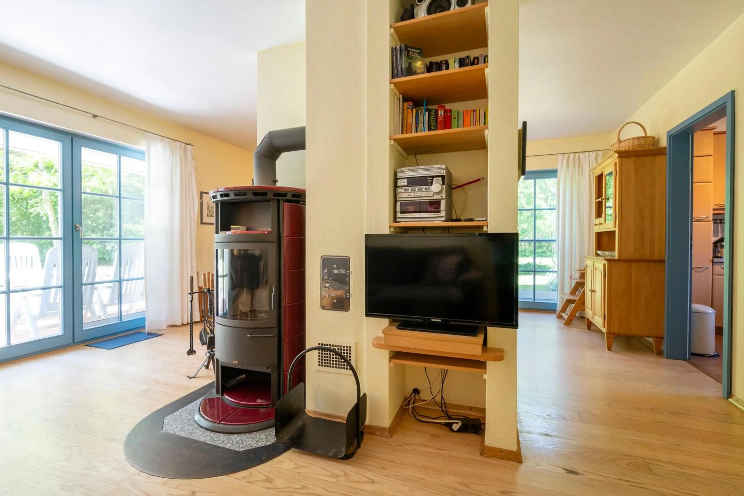 Living room in Ferienpark Freesenbruch Doppelhaushälfte 12a - Steuerrad