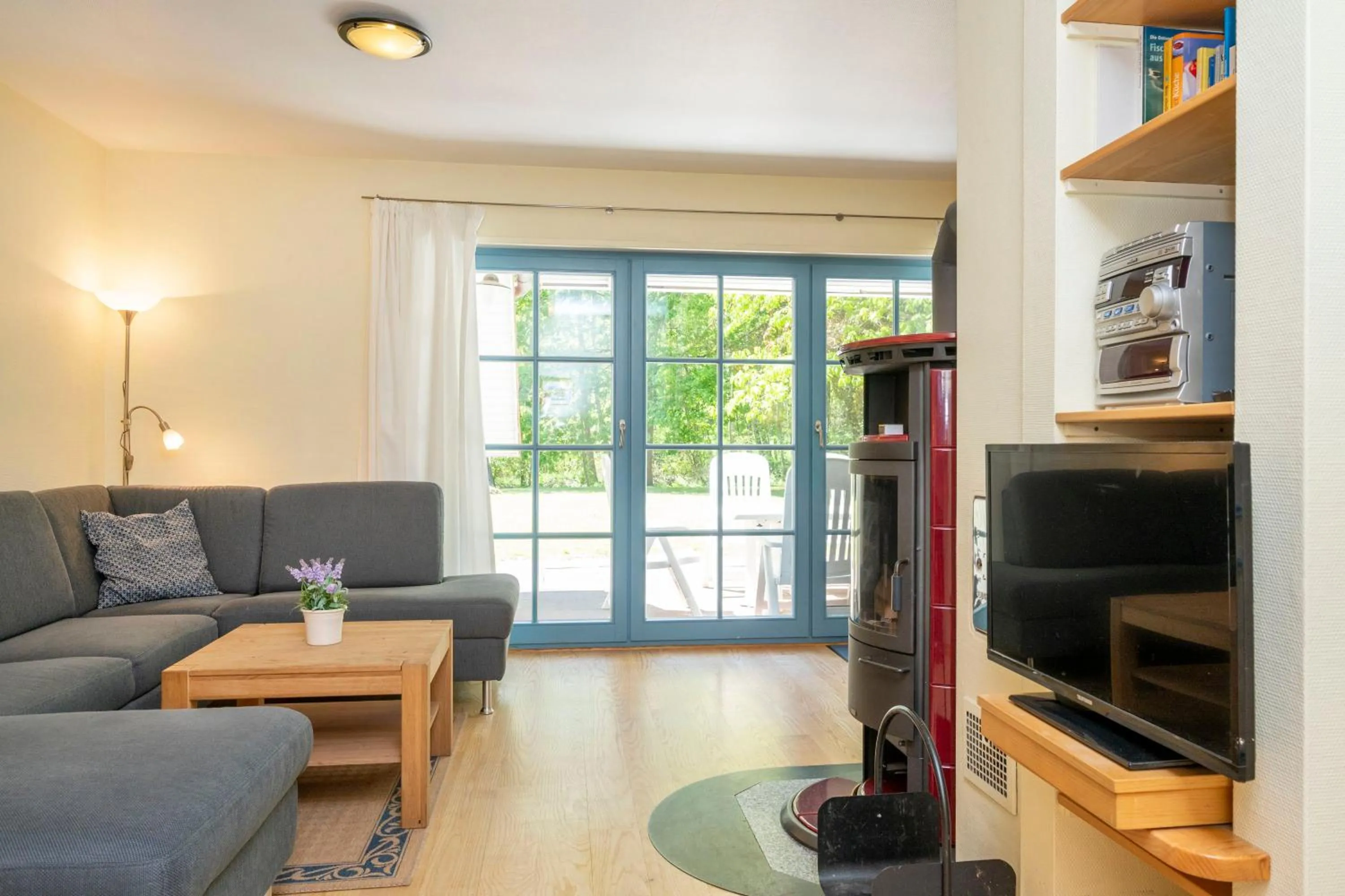 Living room in Ferienpark Freesenbruch Doppelhaushälfte 12a - Steuerrad