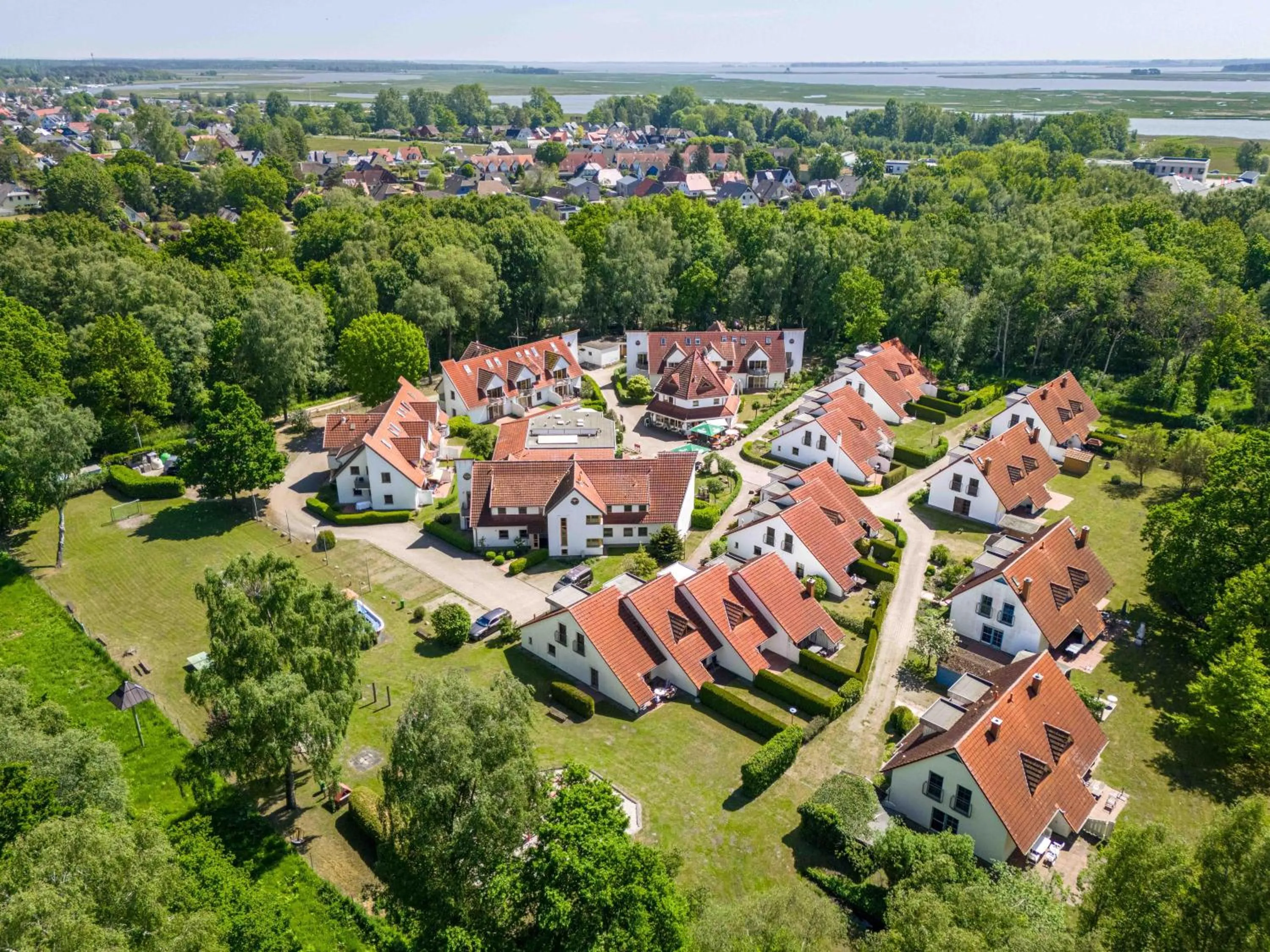 Bird's eye view in Ferienpark Freesenbruch Doppelhaushälfte 12a - Steuerrad