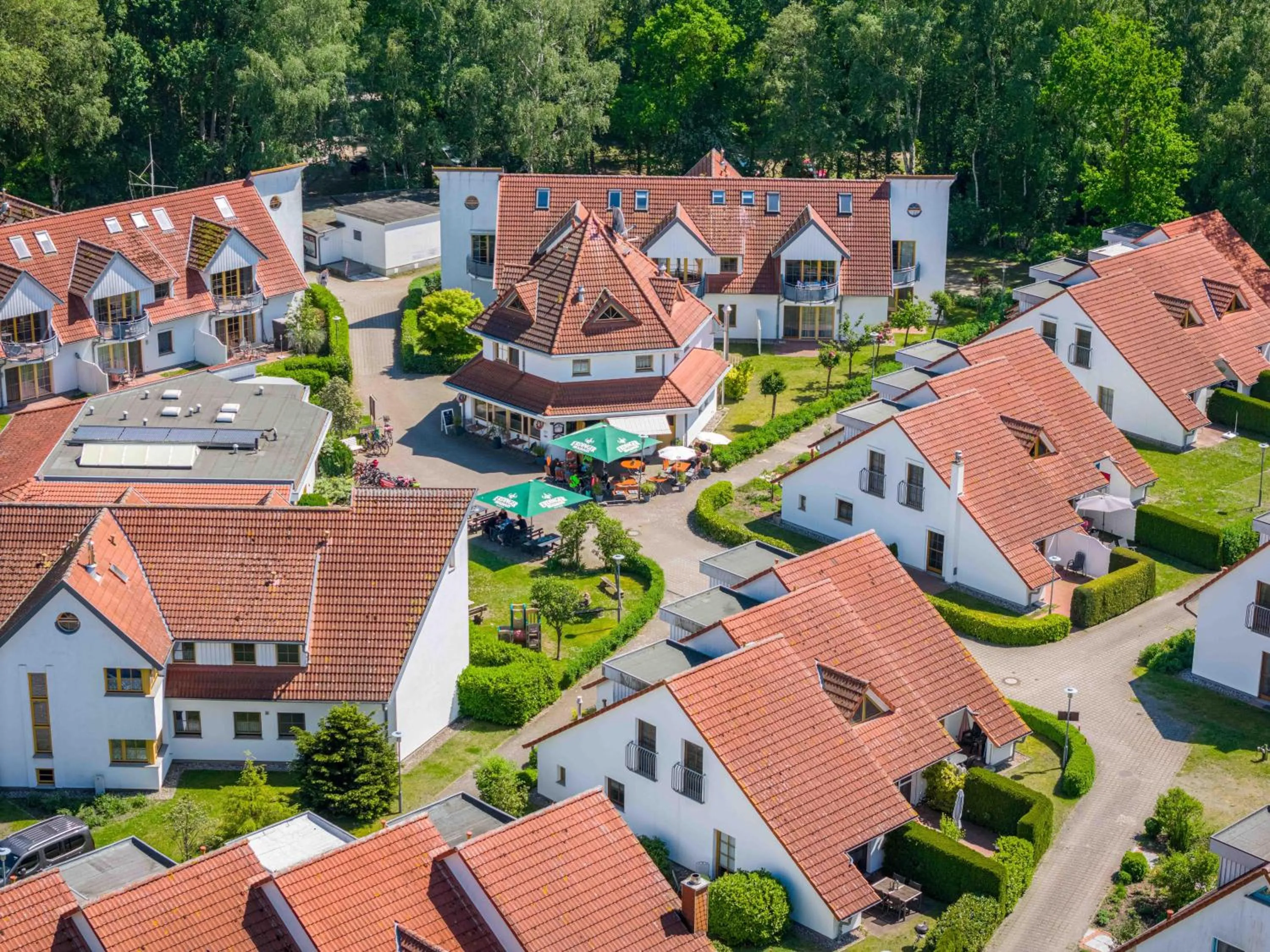 Bird's eye view in Ferienpark Freesenbruch Doppelhaushälfte 12a - Steuerrad