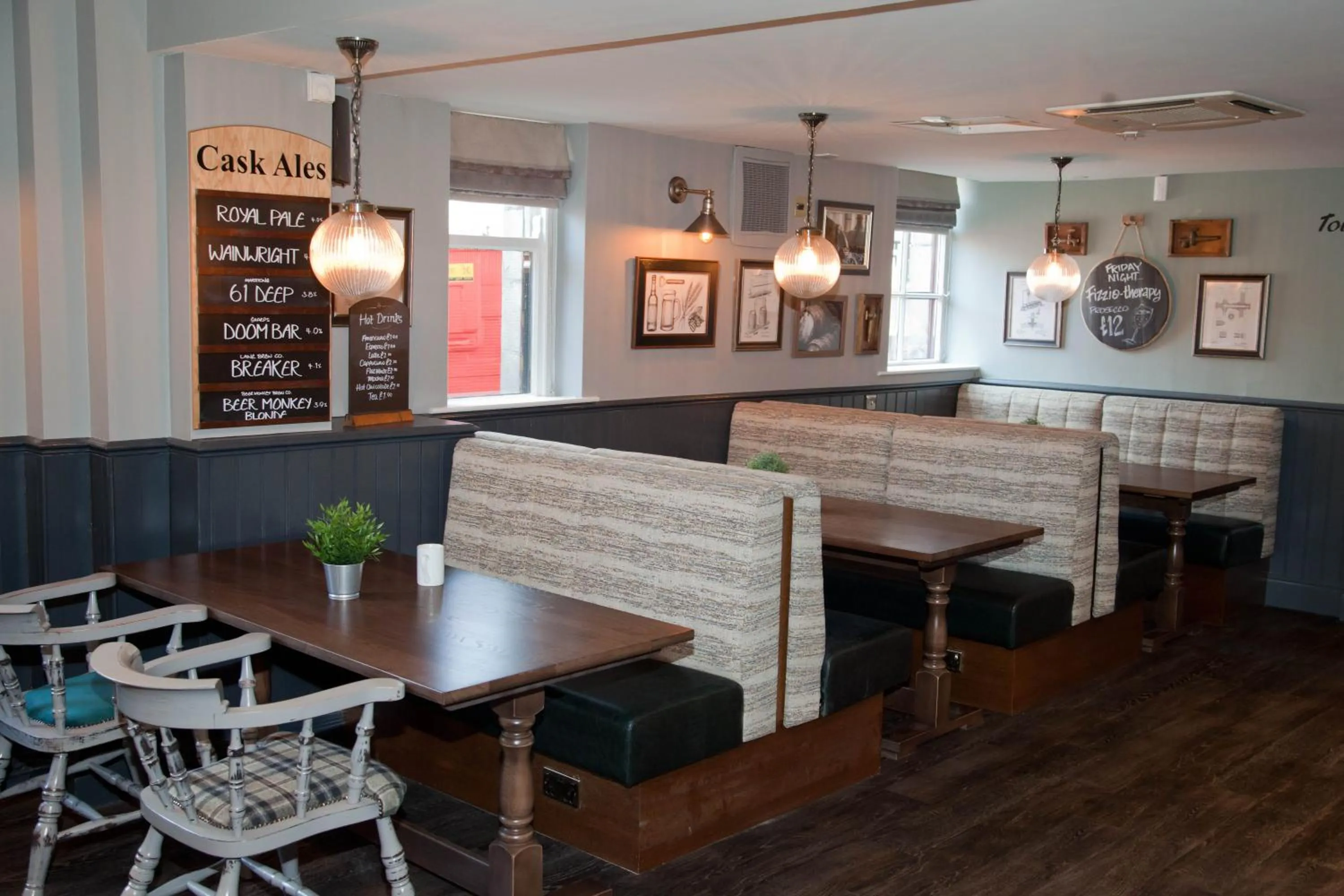 Dining area in The Royal Hotel