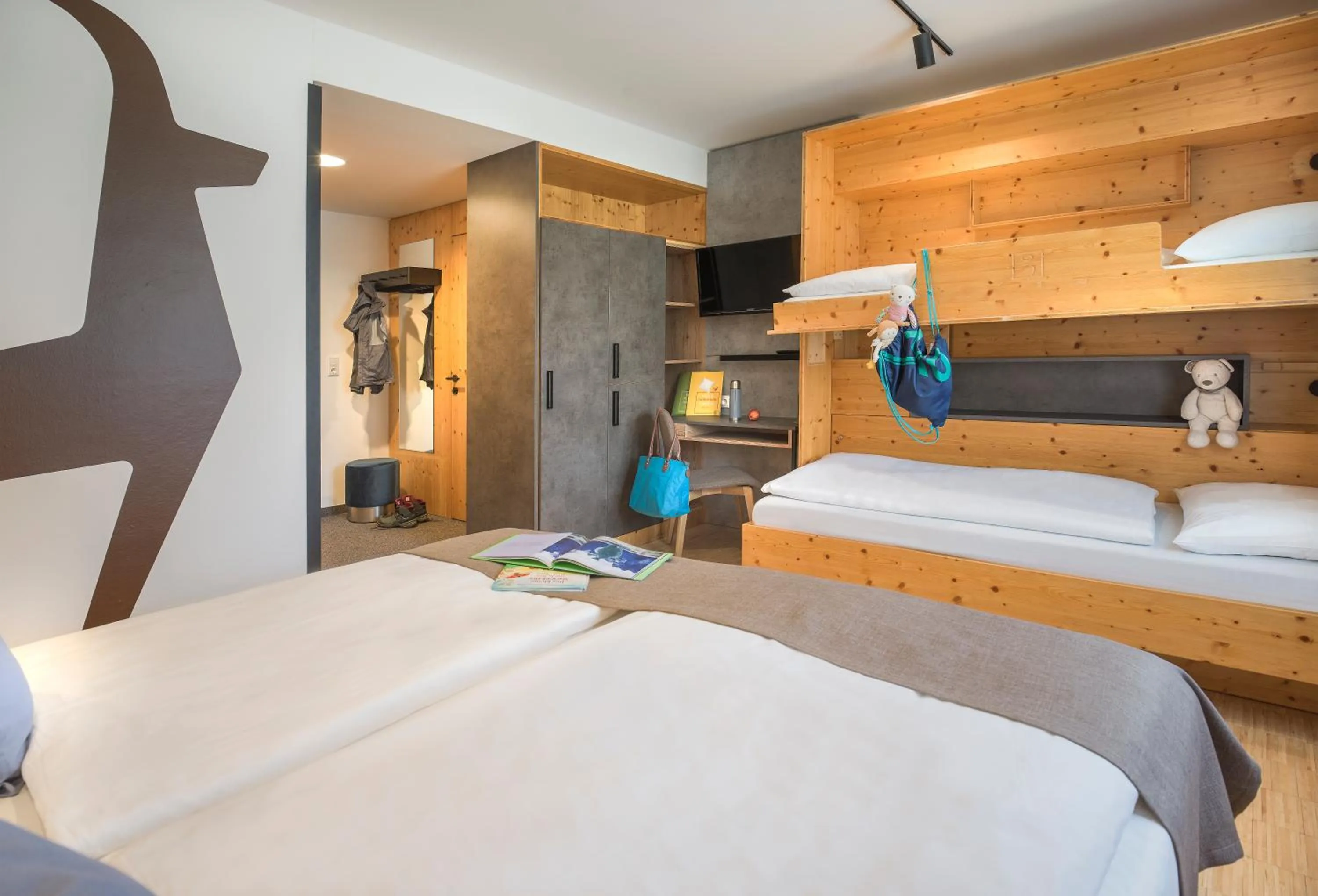 Photo of the whole room, Bed in JUFA Hotel Wipptal