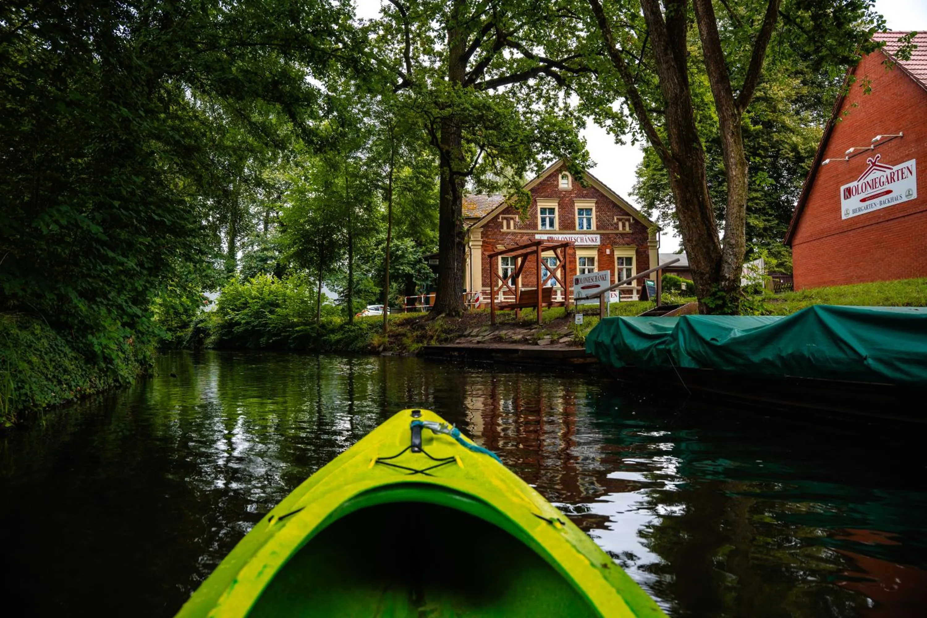 Canoeing in Hotel Kolonieschänke