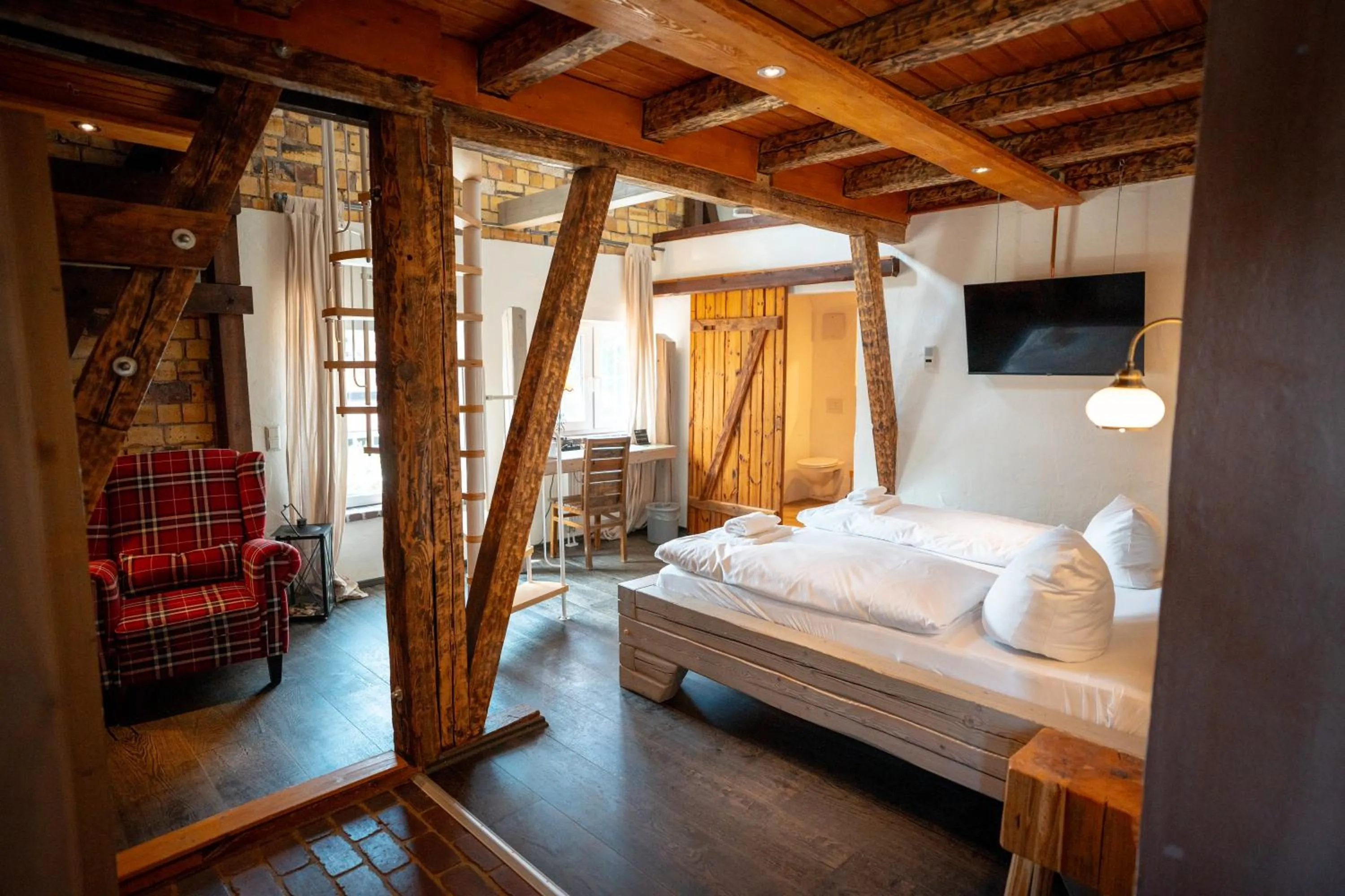 Bed in Hotel Kolonieschänke