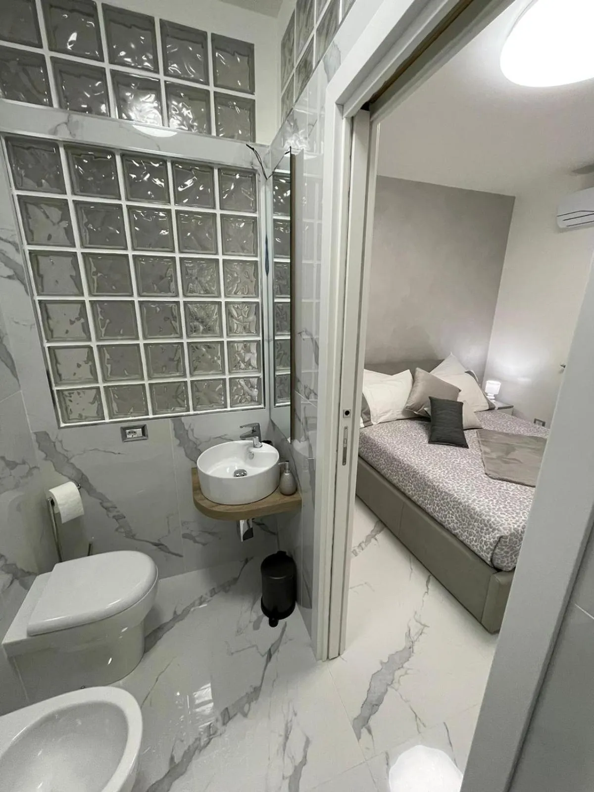 Bathroom, Bed in B&B IL PICCOLO PRINCIPE